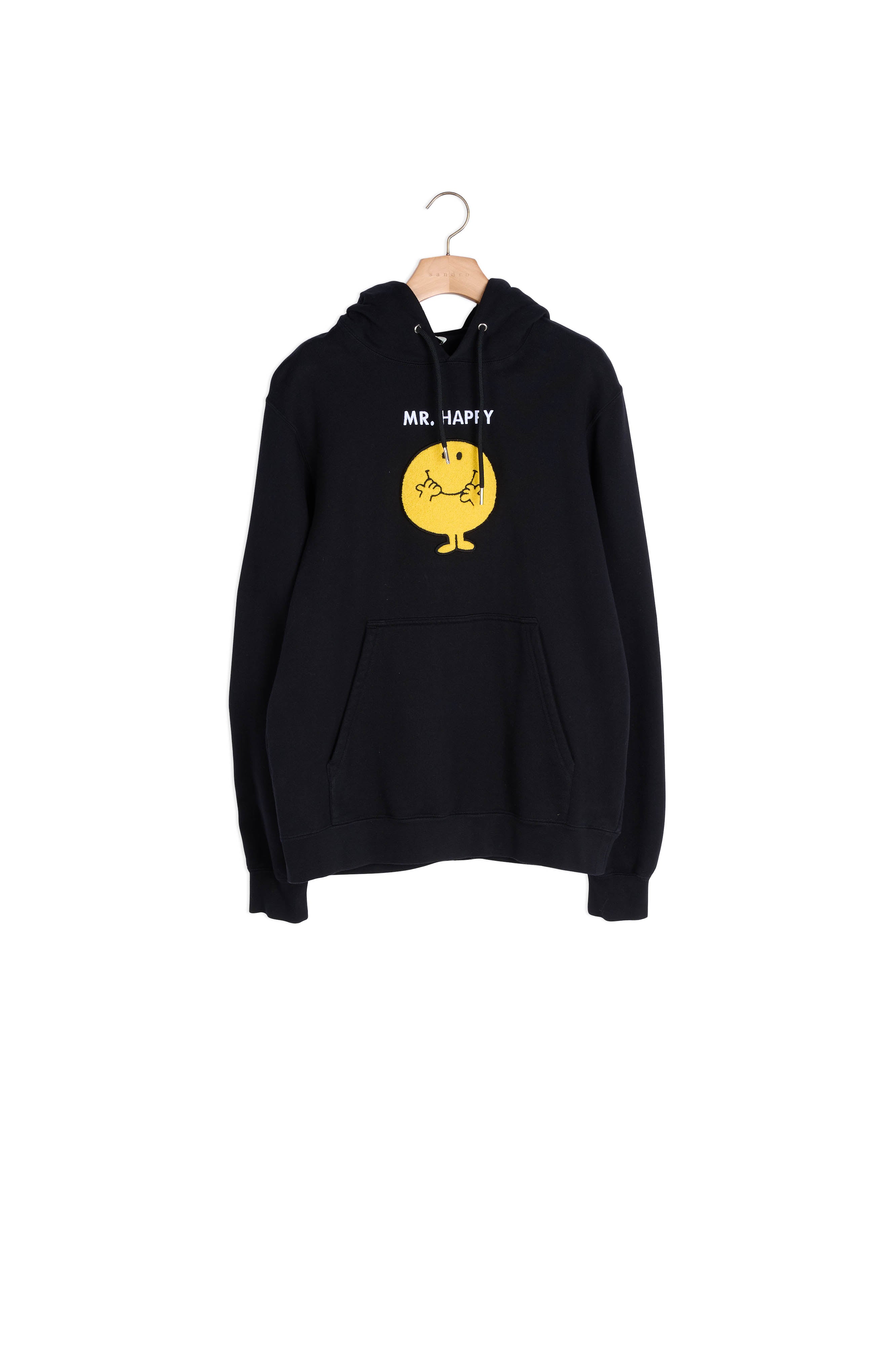 Sweatshirt Noir Sandro seconde main