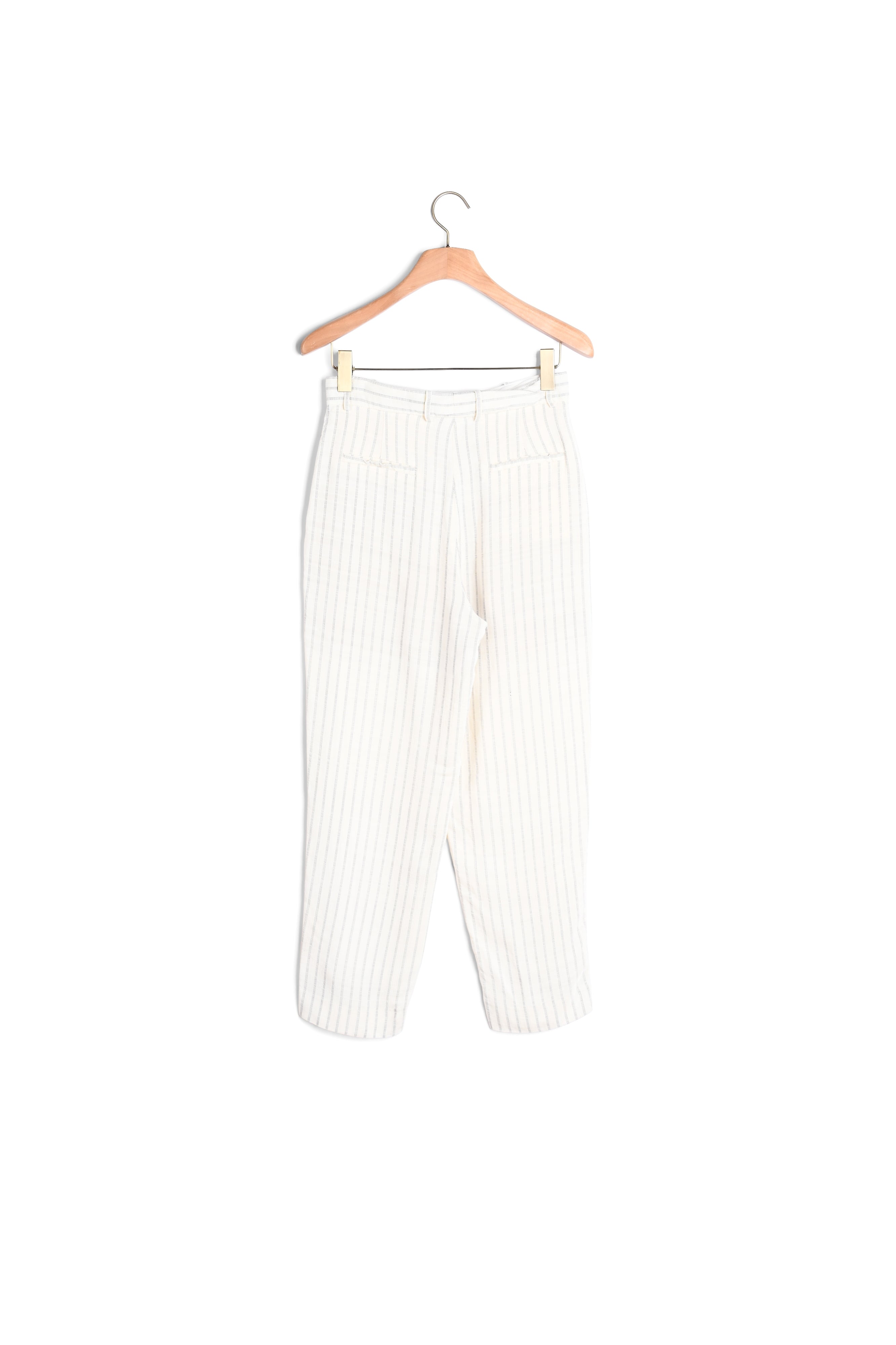 Pantalon droit à rayures Sandro seconde main