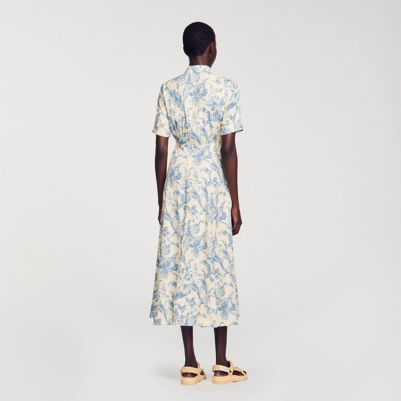 Robe Chemise fleurie Sandro seconde main