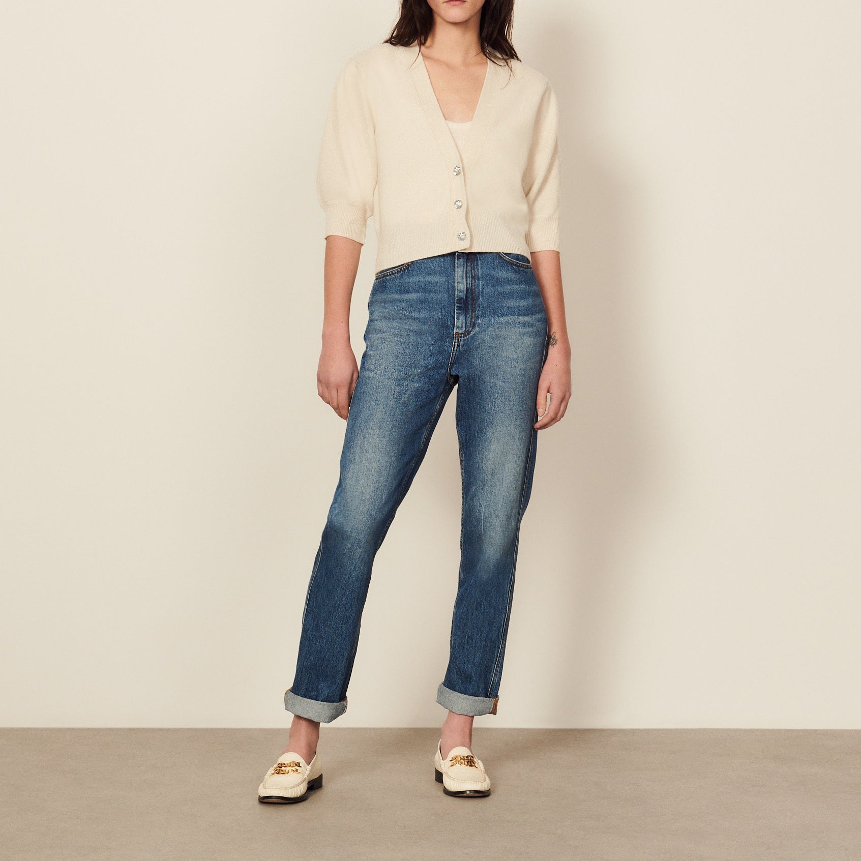 Cardigan en laine Sandro seconde main