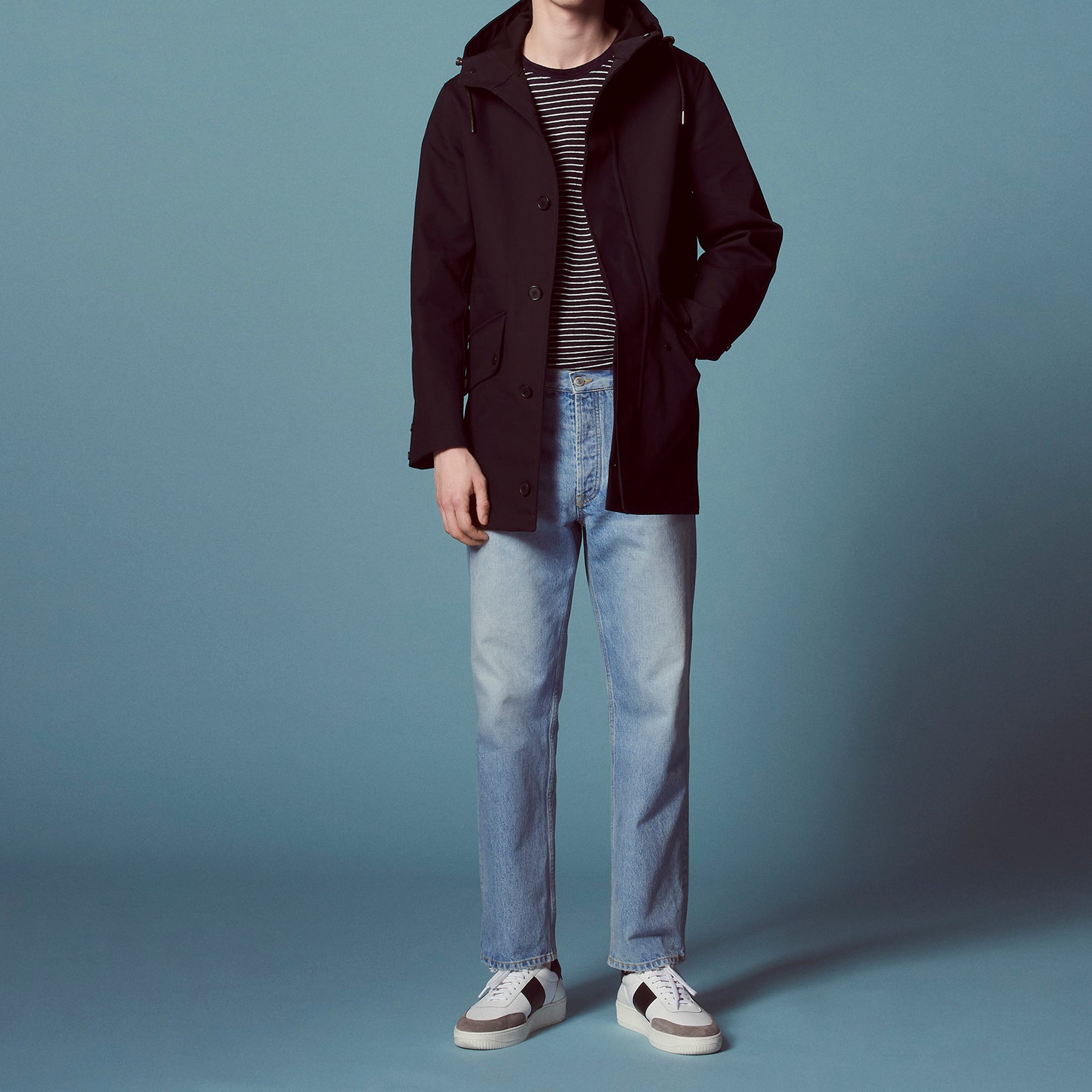 Parka longue en tissu technique Sandro seconde main