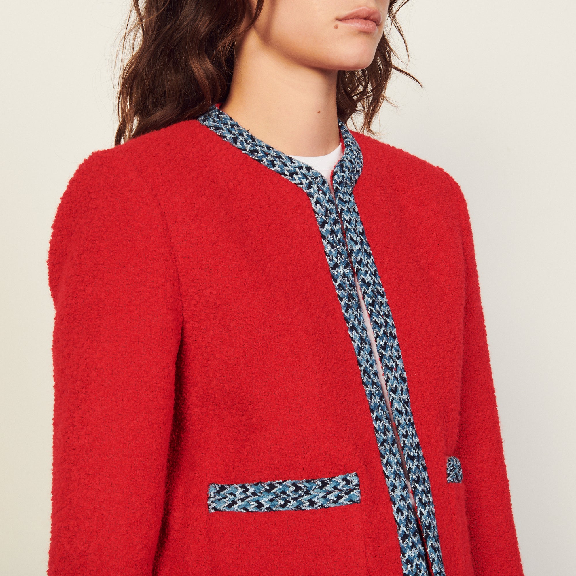 Veste Rouge Sandro seconde main