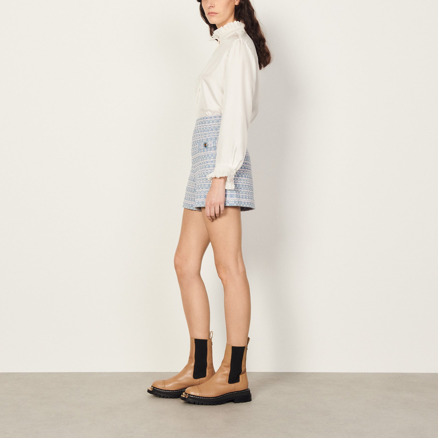 Short en tweed Sandro seconde main