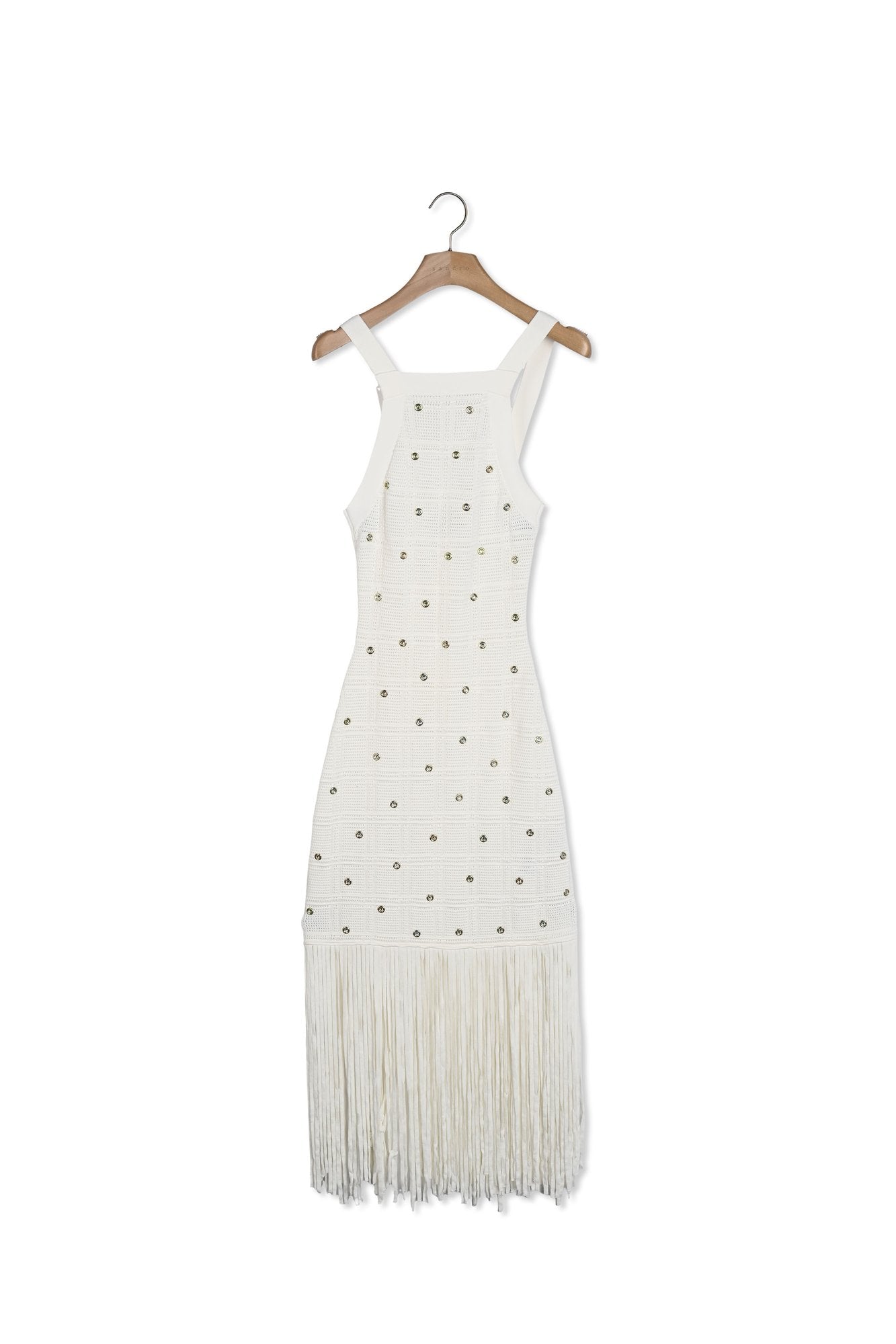 Robe midi à franges Sandro seconde main