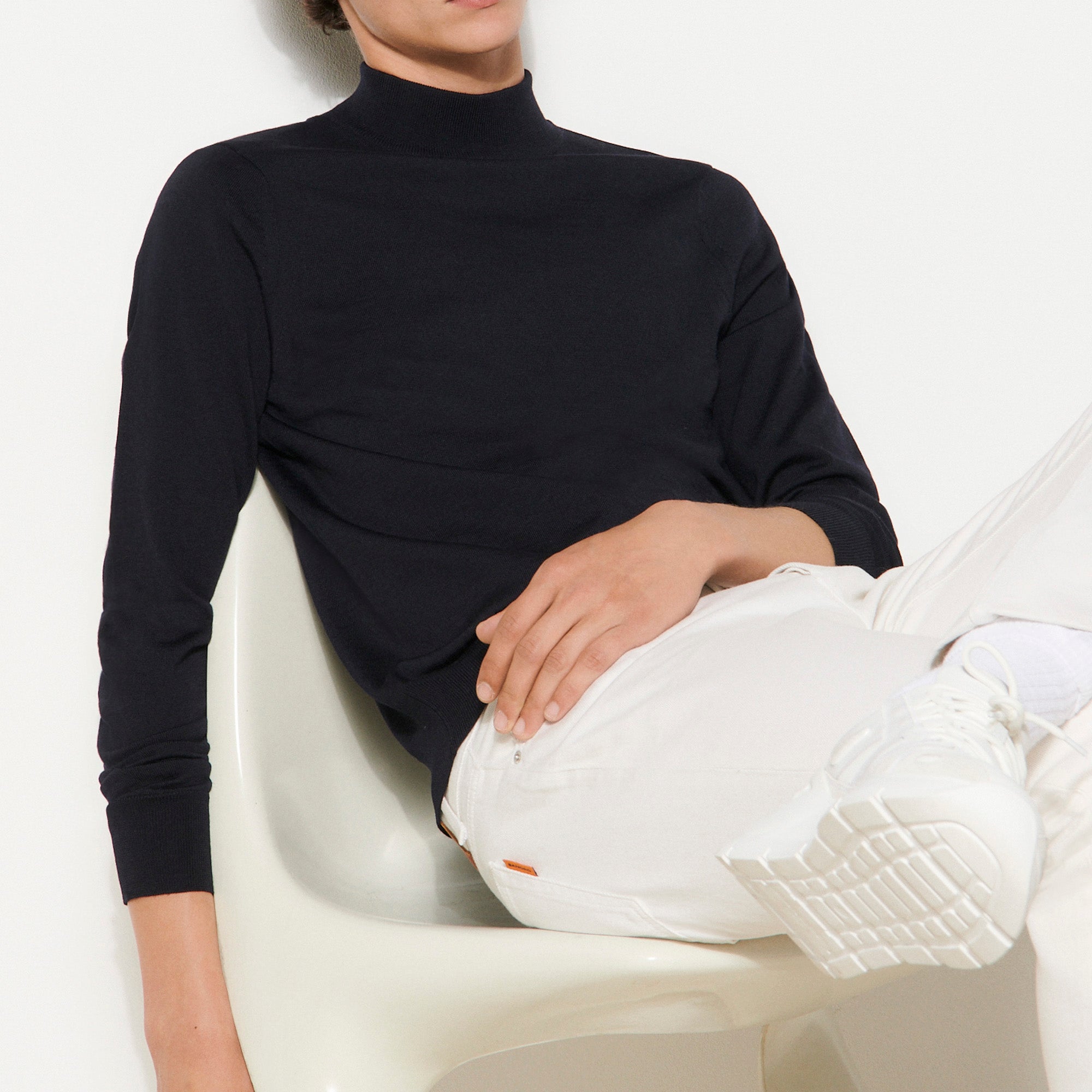 Pull à col cheminée Sandro seconde main