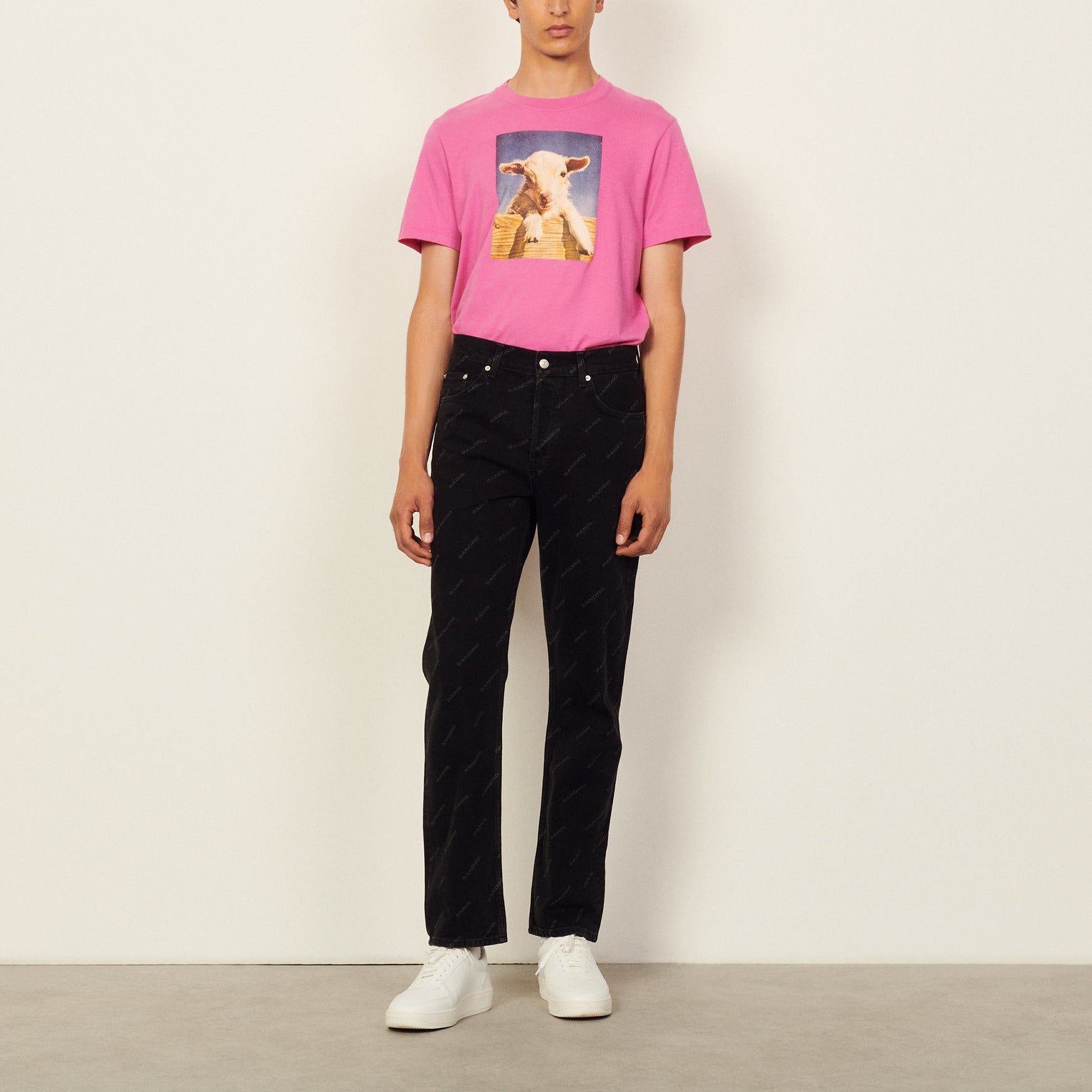 Jean imprimé Sandro Paris Sandro seconde main