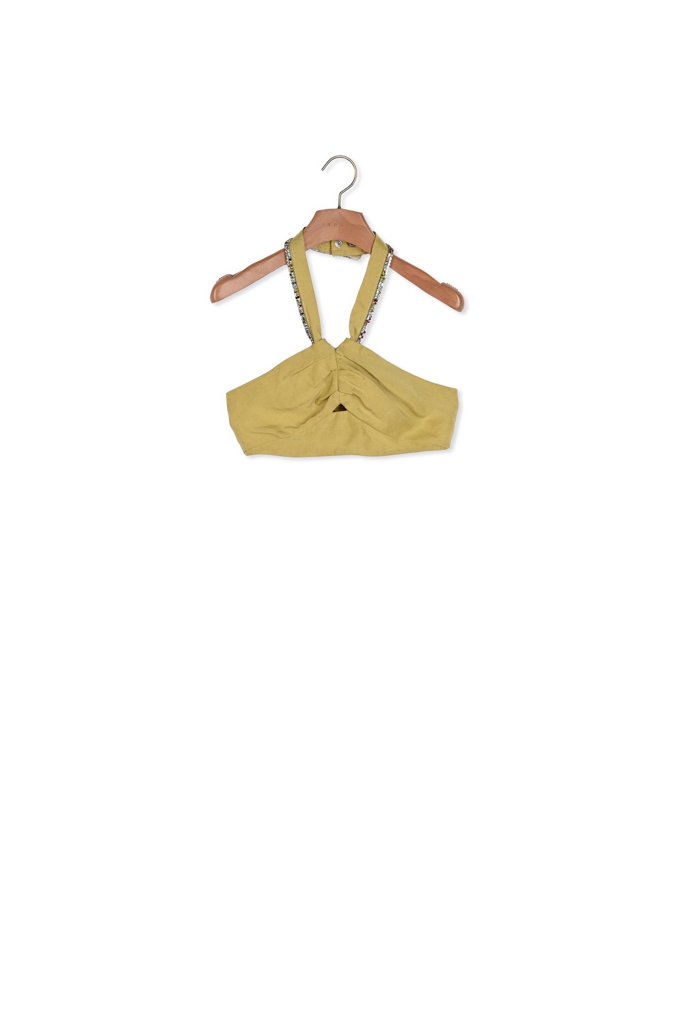 Top court orné de strass Sandro seconde main