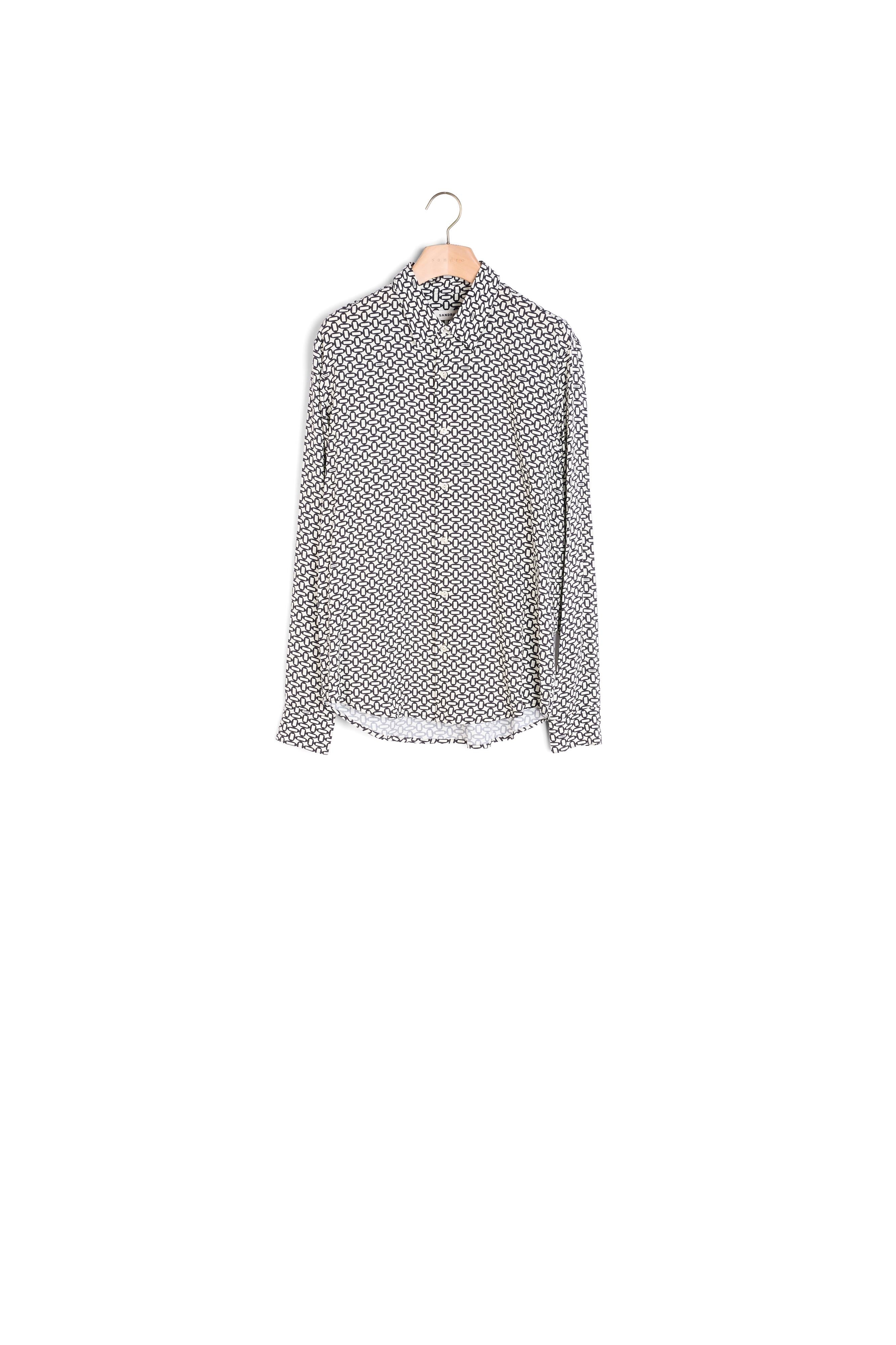 Chemise Noir Sandro seconde main