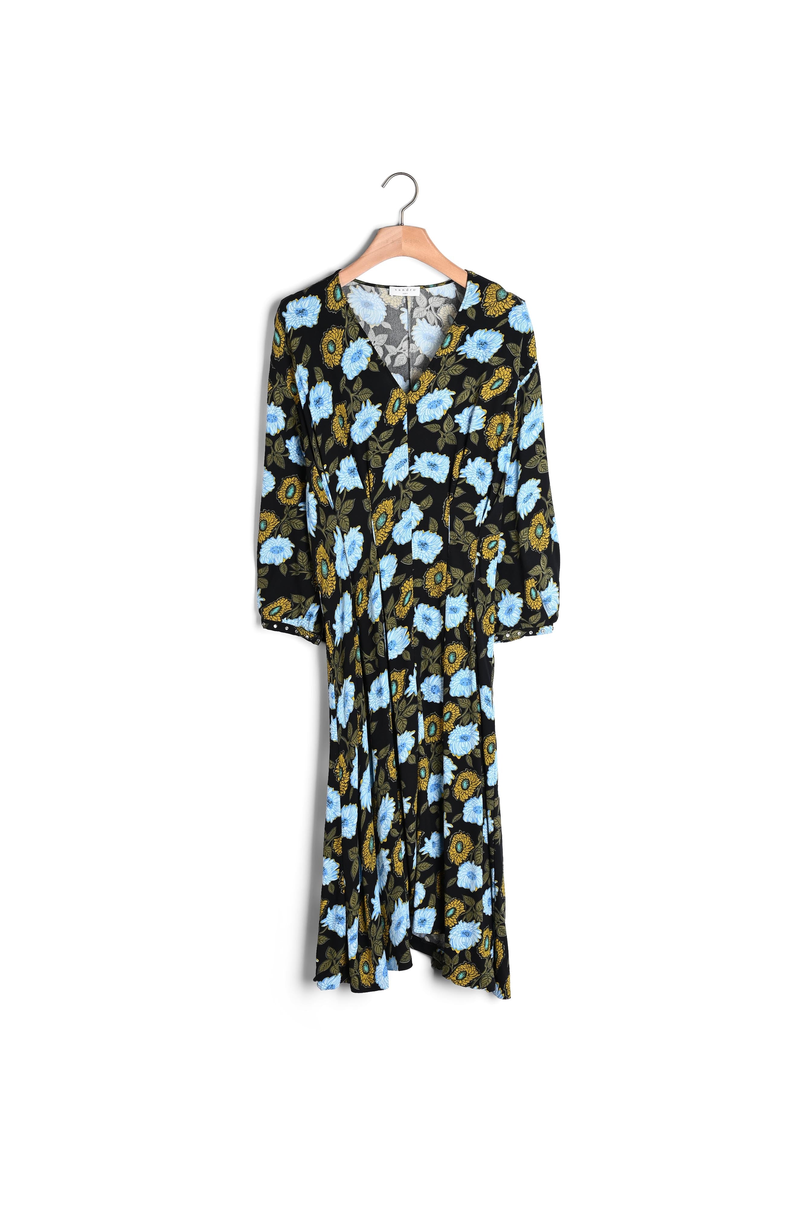 Robe longue imprimé fleuri Sandro seconde main