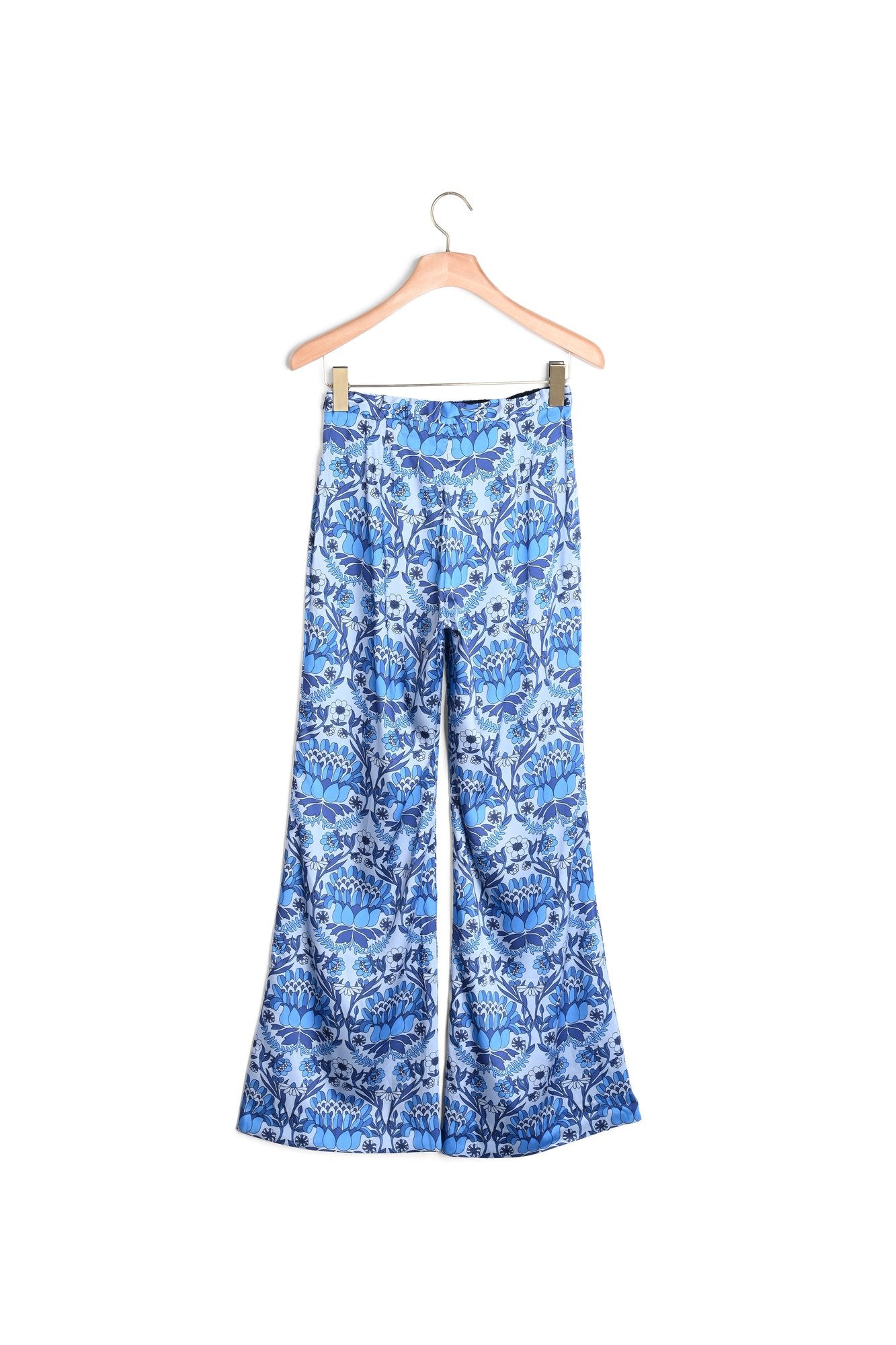 Pantalon fluide imprimé foulard Sandro seconde main