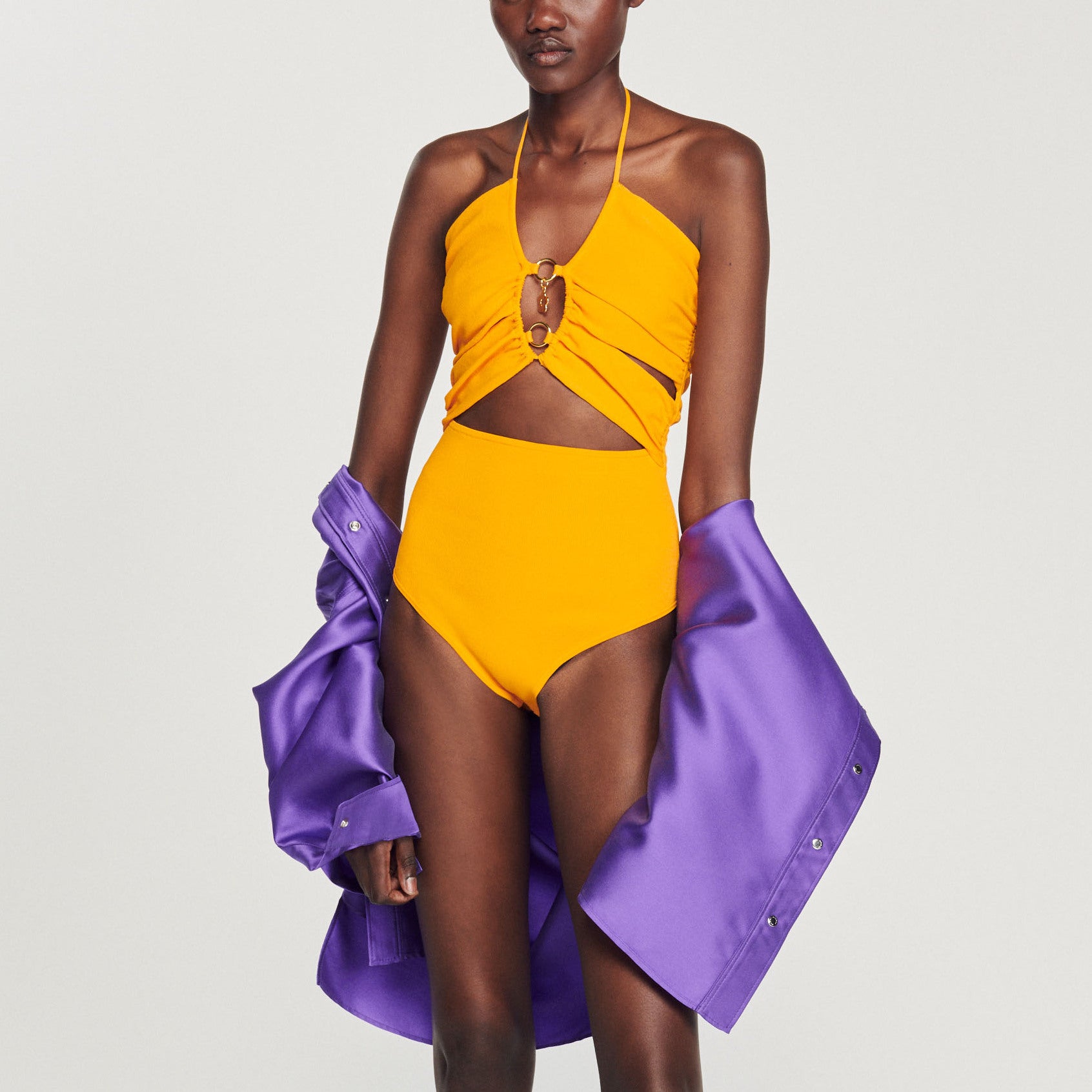 Body en Maille détail anneaux Sandro seconde main