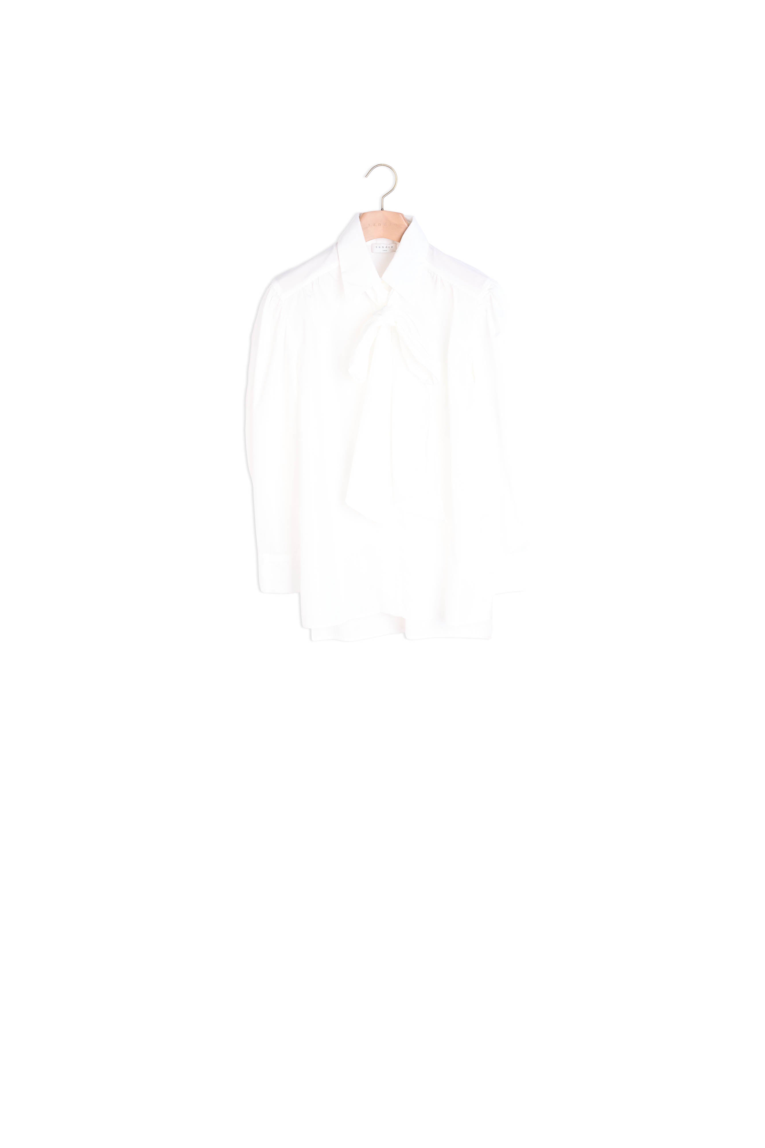 Chemise avec col lavallière Sandro seconde main