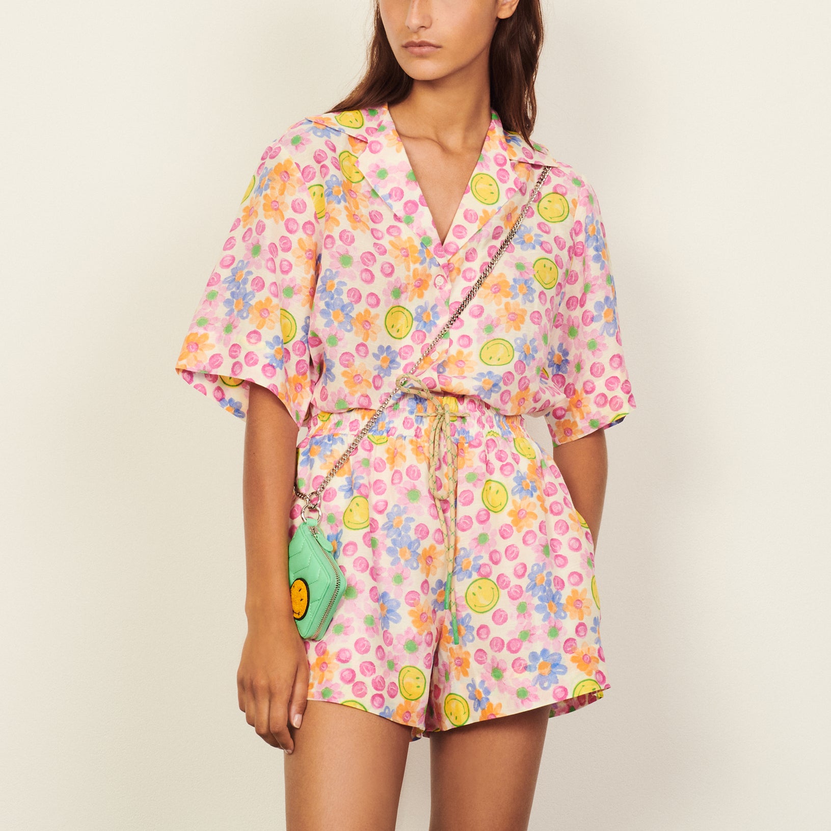 Smiley® Short large imprimé Sandro seconde main