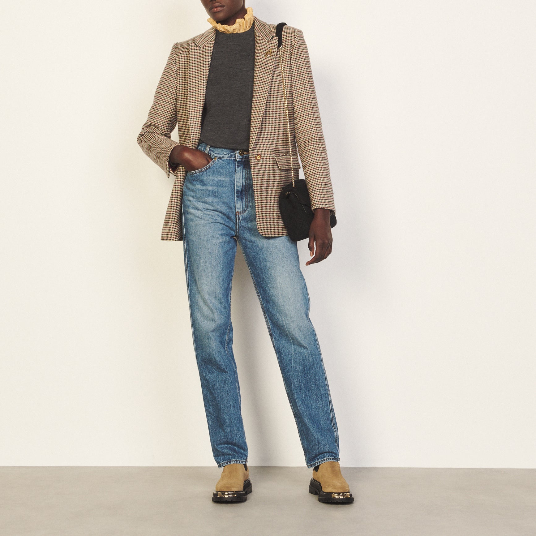 Veste rouge/vert Sandro seconde main