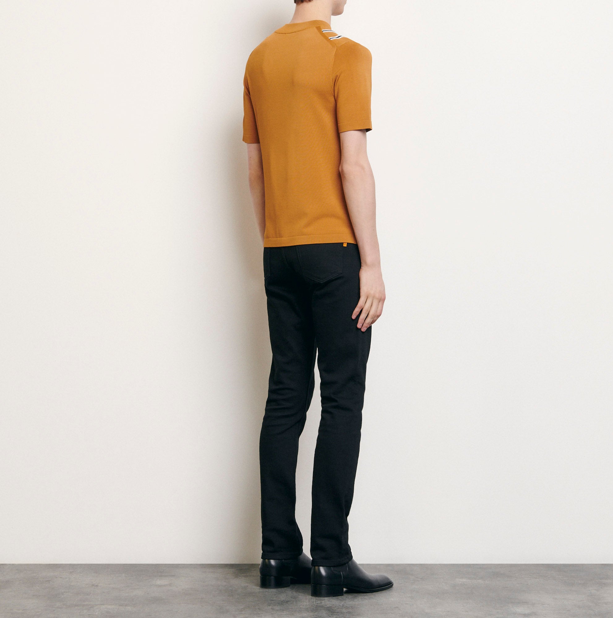 T-shirt rayé en Maille Sandro seconde main