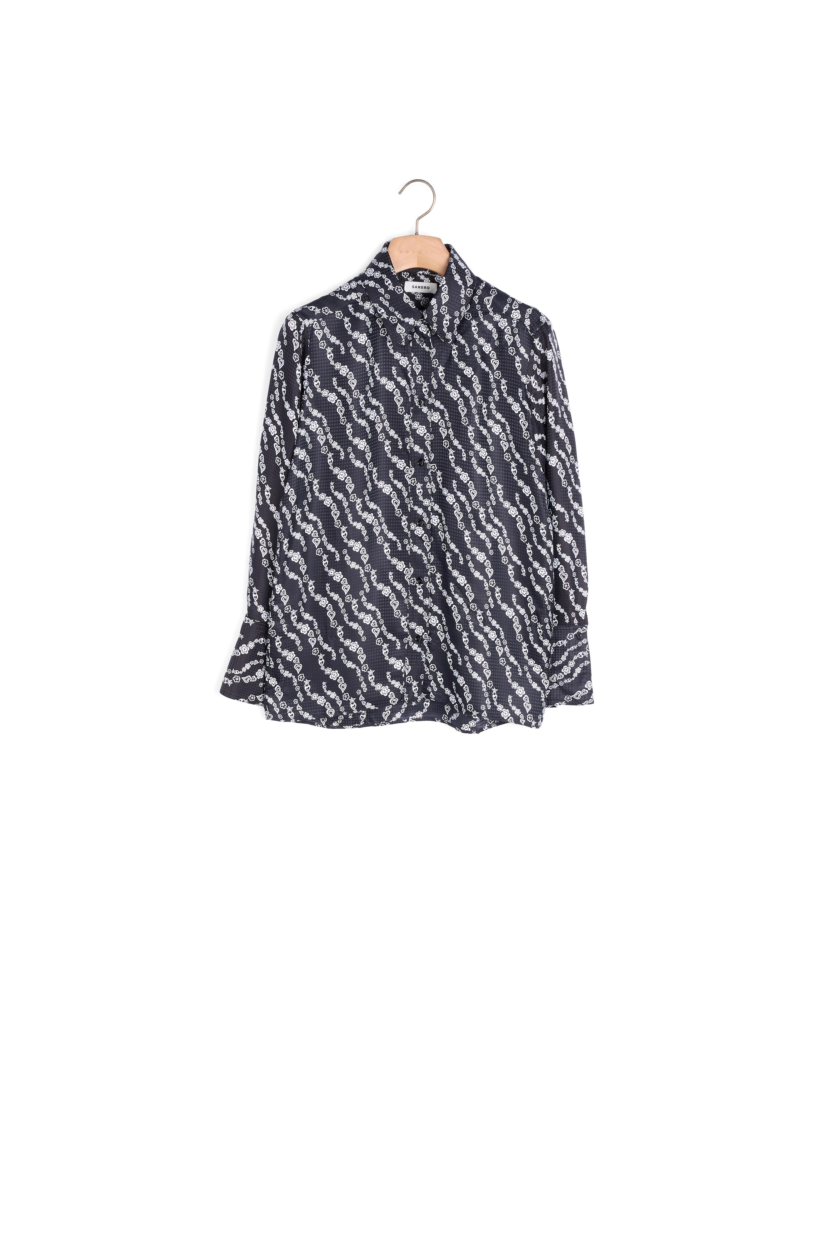 Chemise fluide imprimée Sandro seconde main