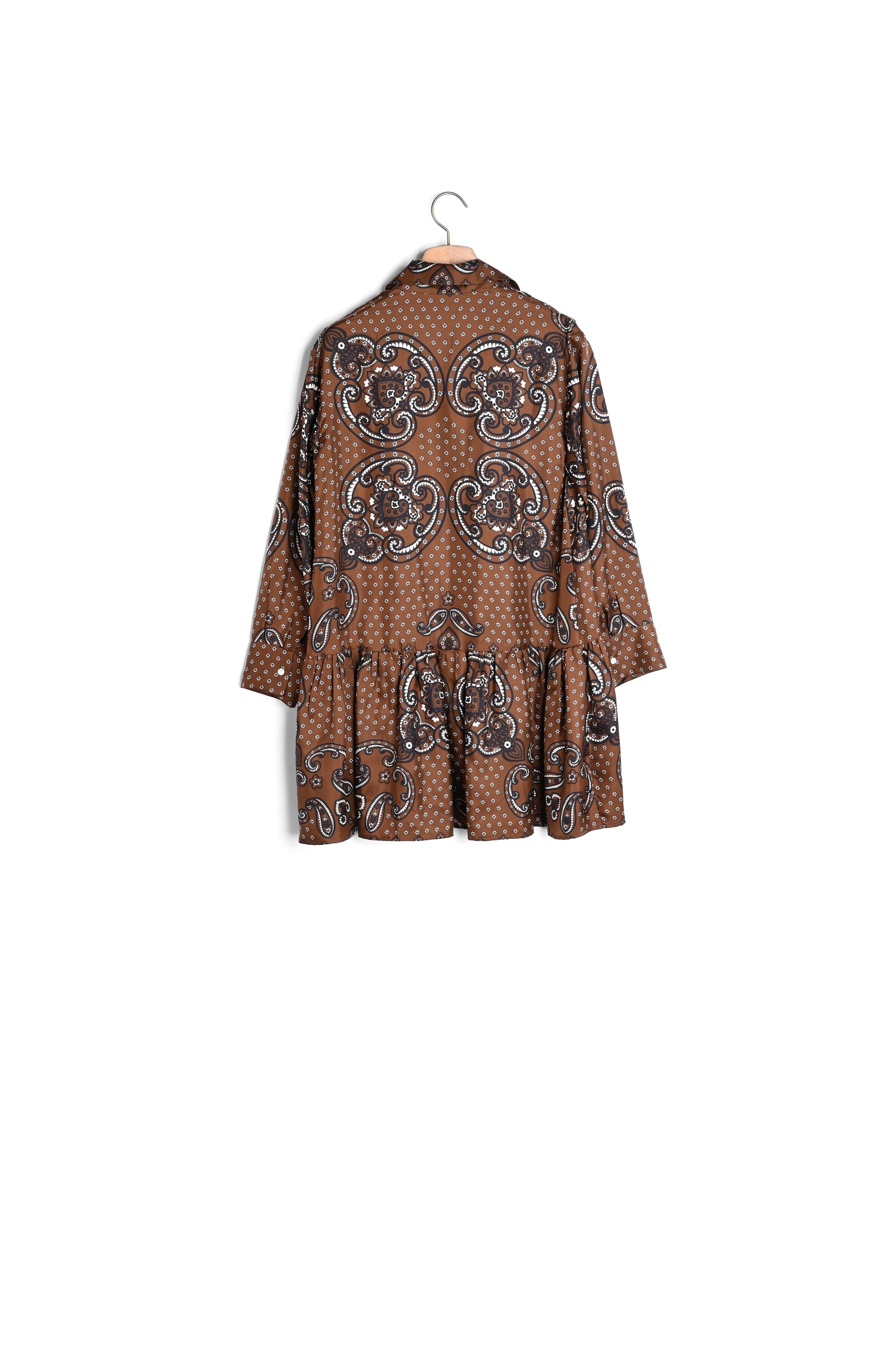 Robe Marron Foncé Sandro seconde main