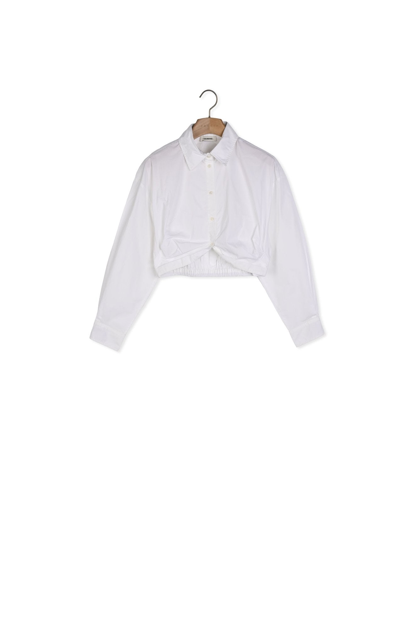 Chemise courte torsadée Sandro seconde main