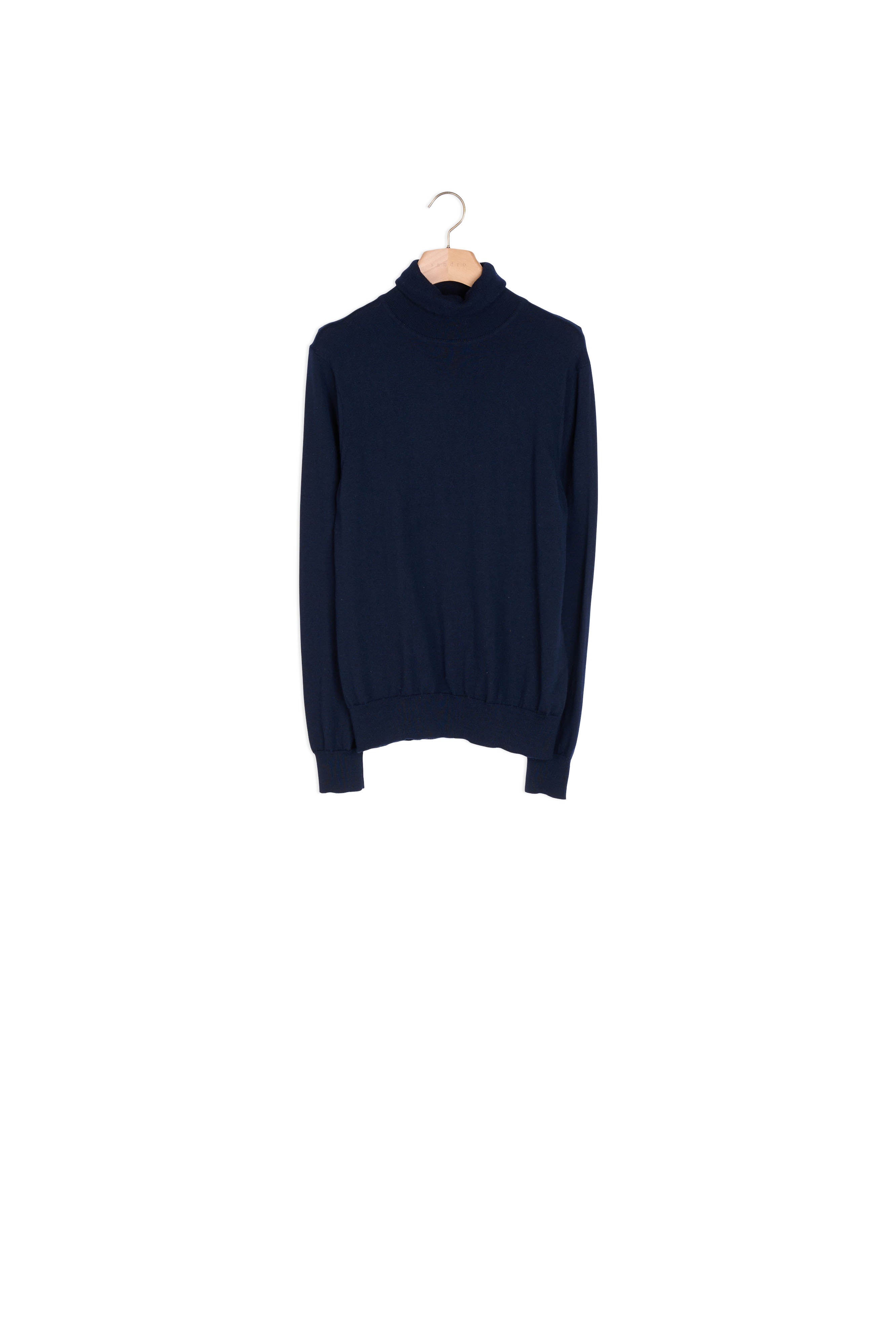 Pull à col roulé en laine Homme Sandro seconde main