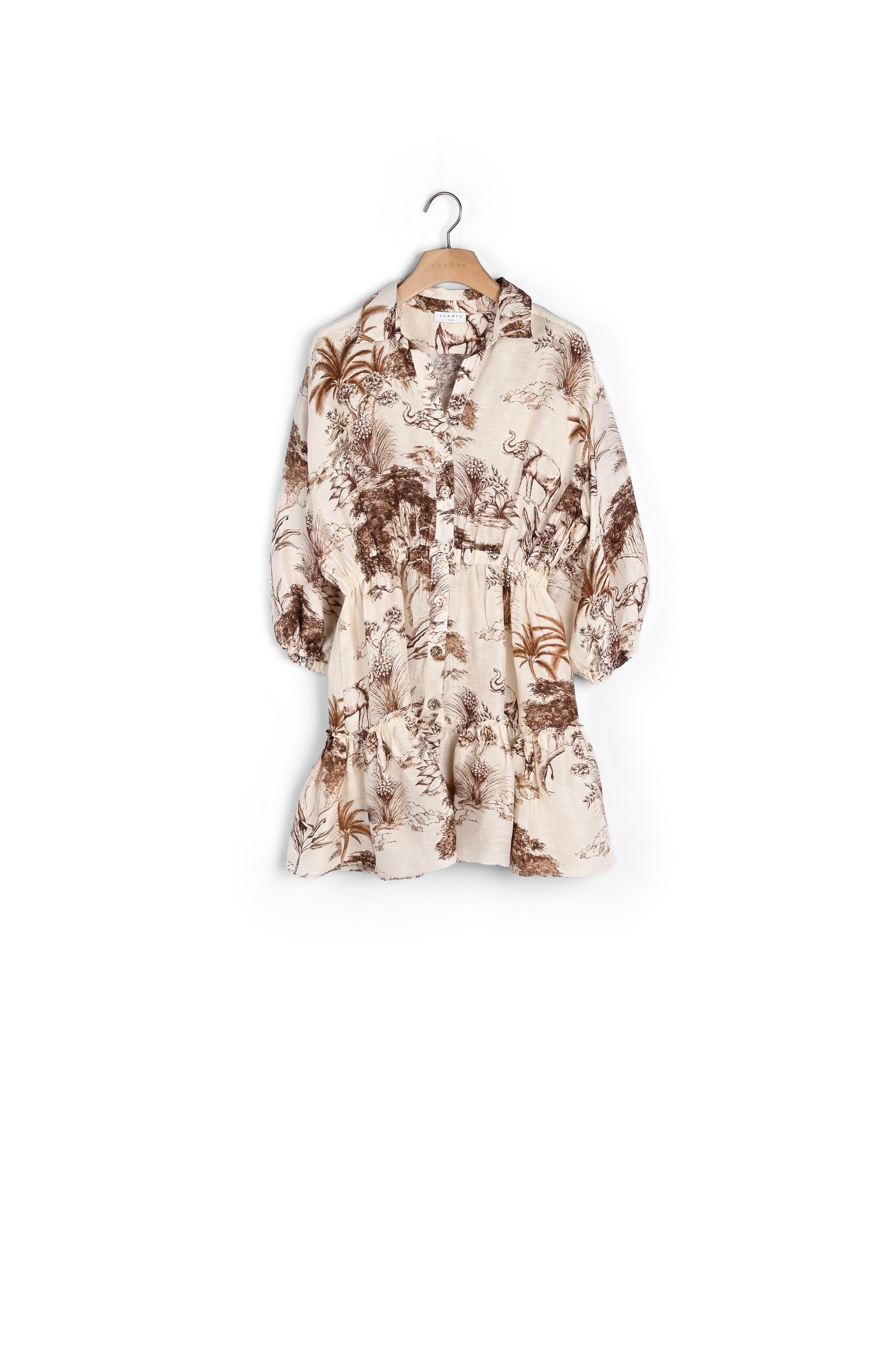 Robe Chemise imprimée Sandro seconde main