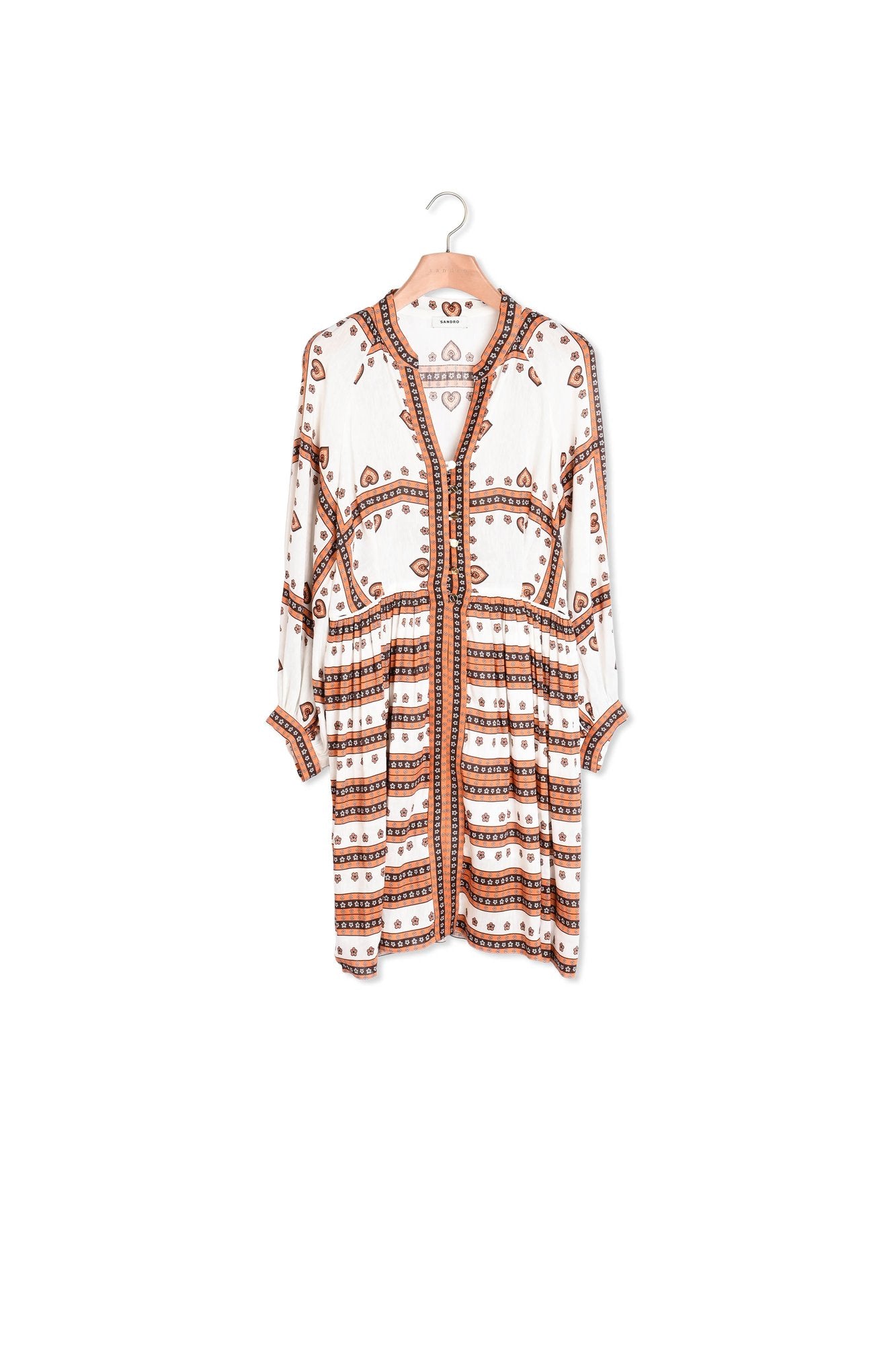 Robe courte imprimé bandana Sandro seconde main