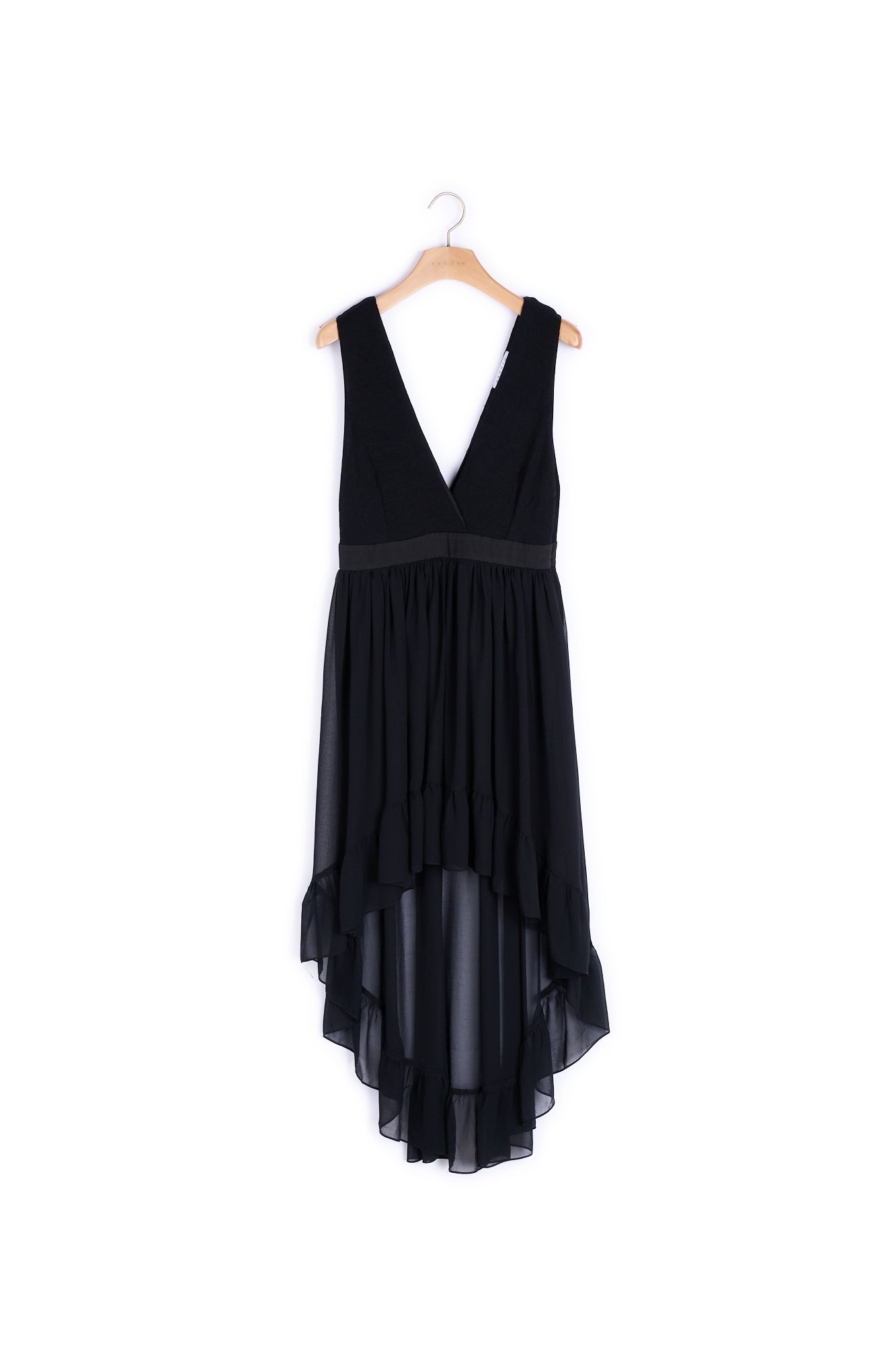 Robe à volants au bas Sandro seconde main