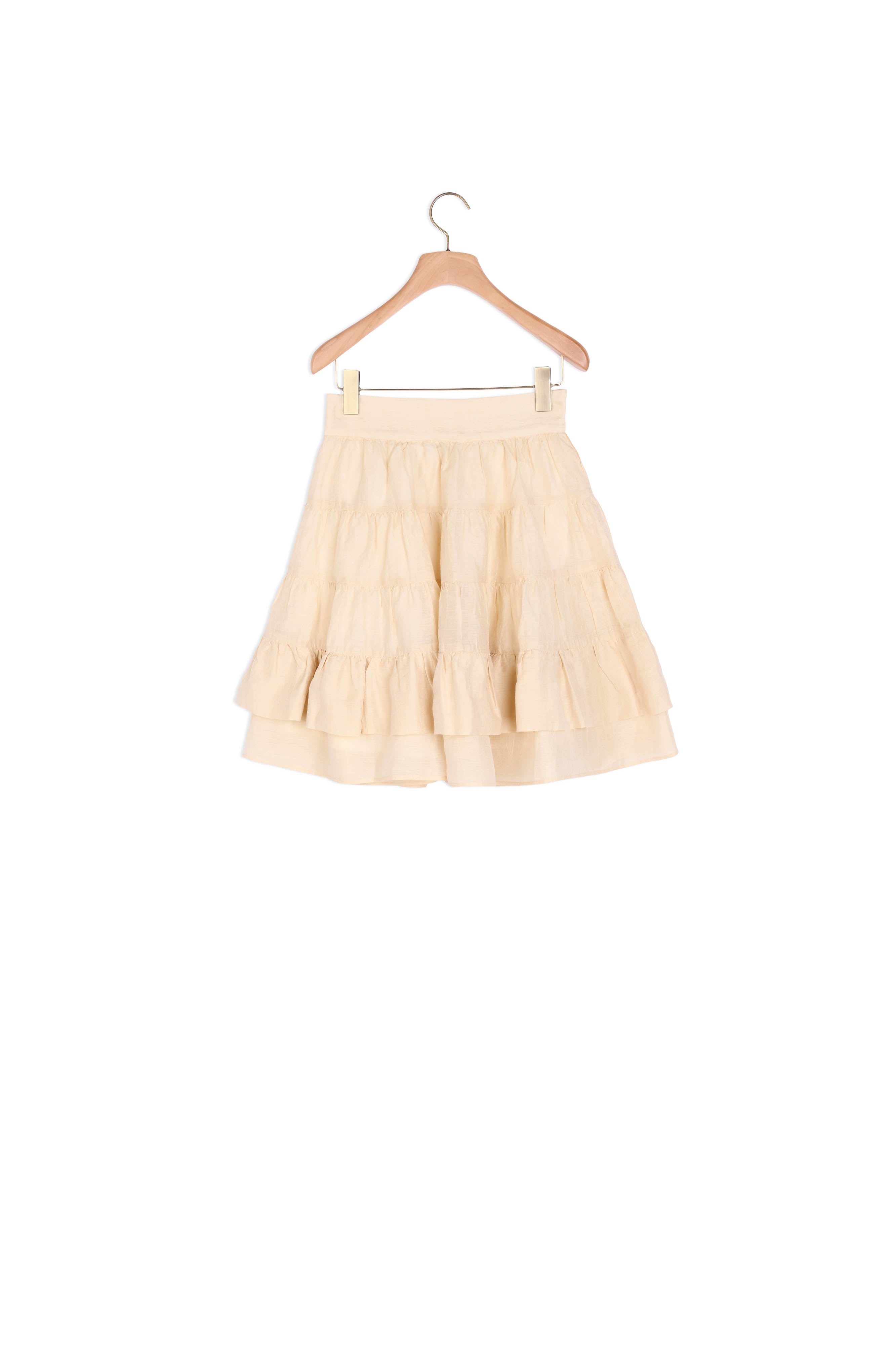 Jupe courte à volants Sandro seconde main