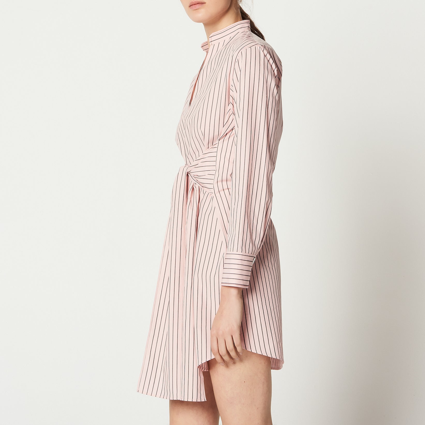 Robe Chemise à rayures et avec ceinture Sandro seconde main