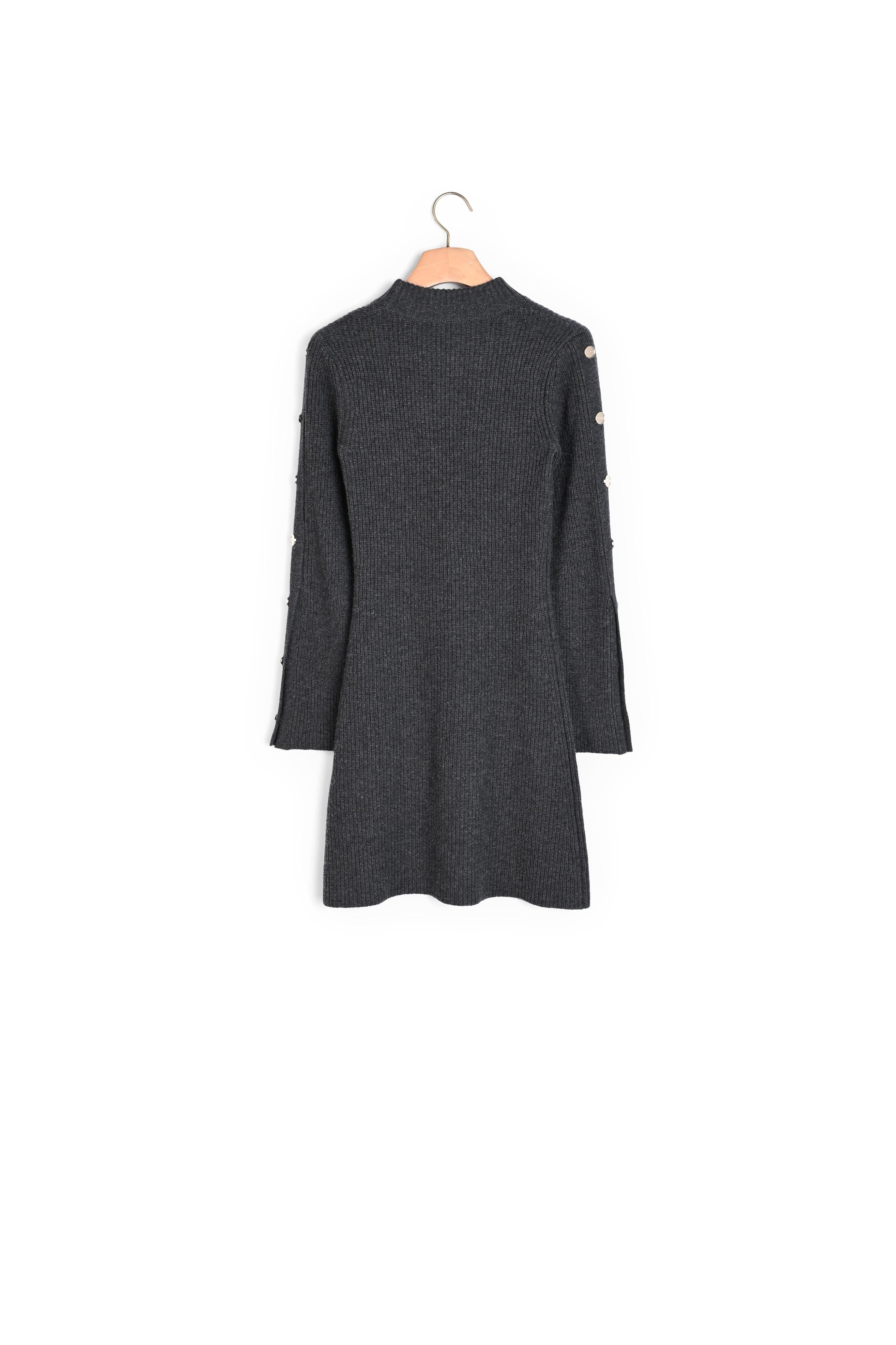 Robe Gris Foncé Sandro seconde main