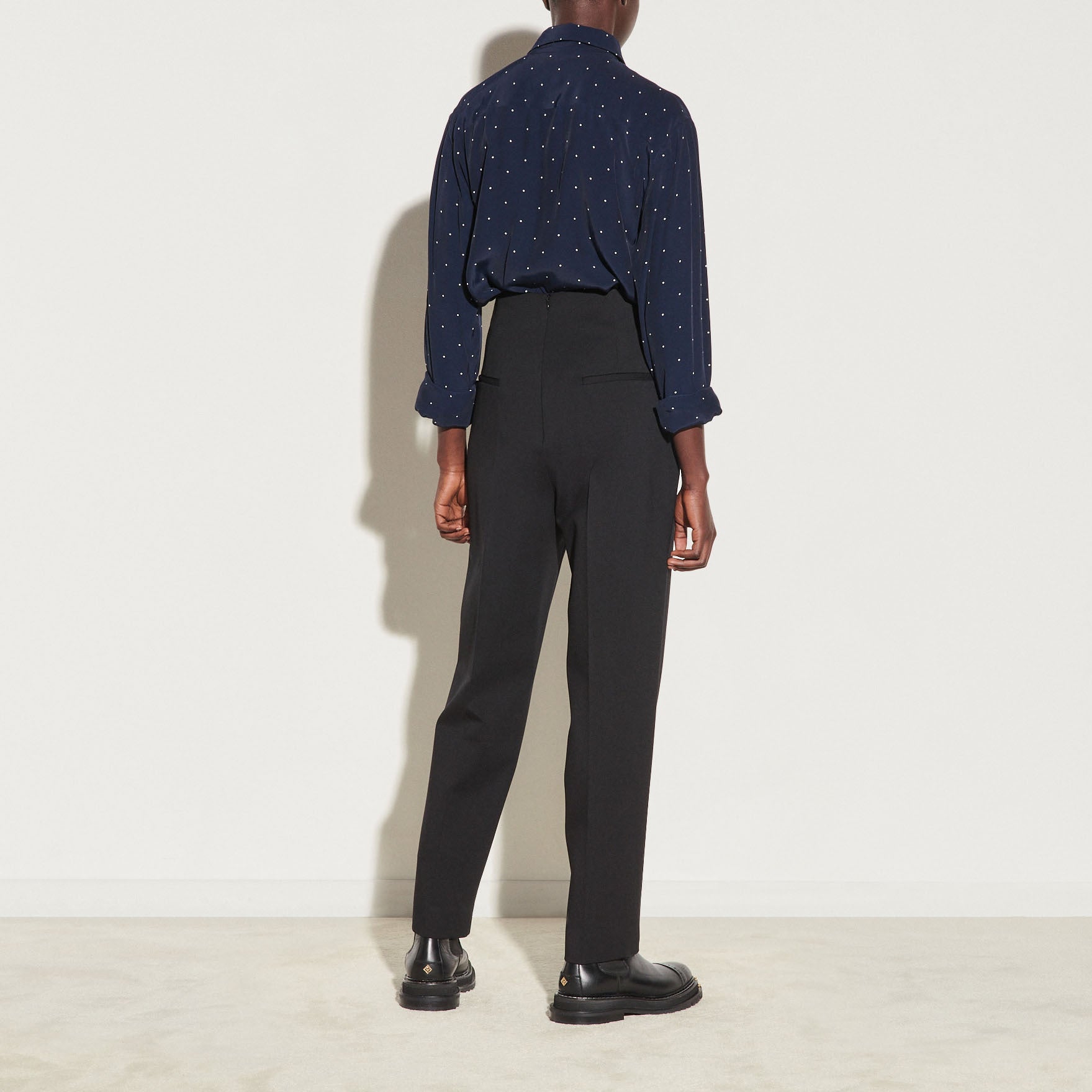 Pantalon ajusté taille haute Sandro seconde main