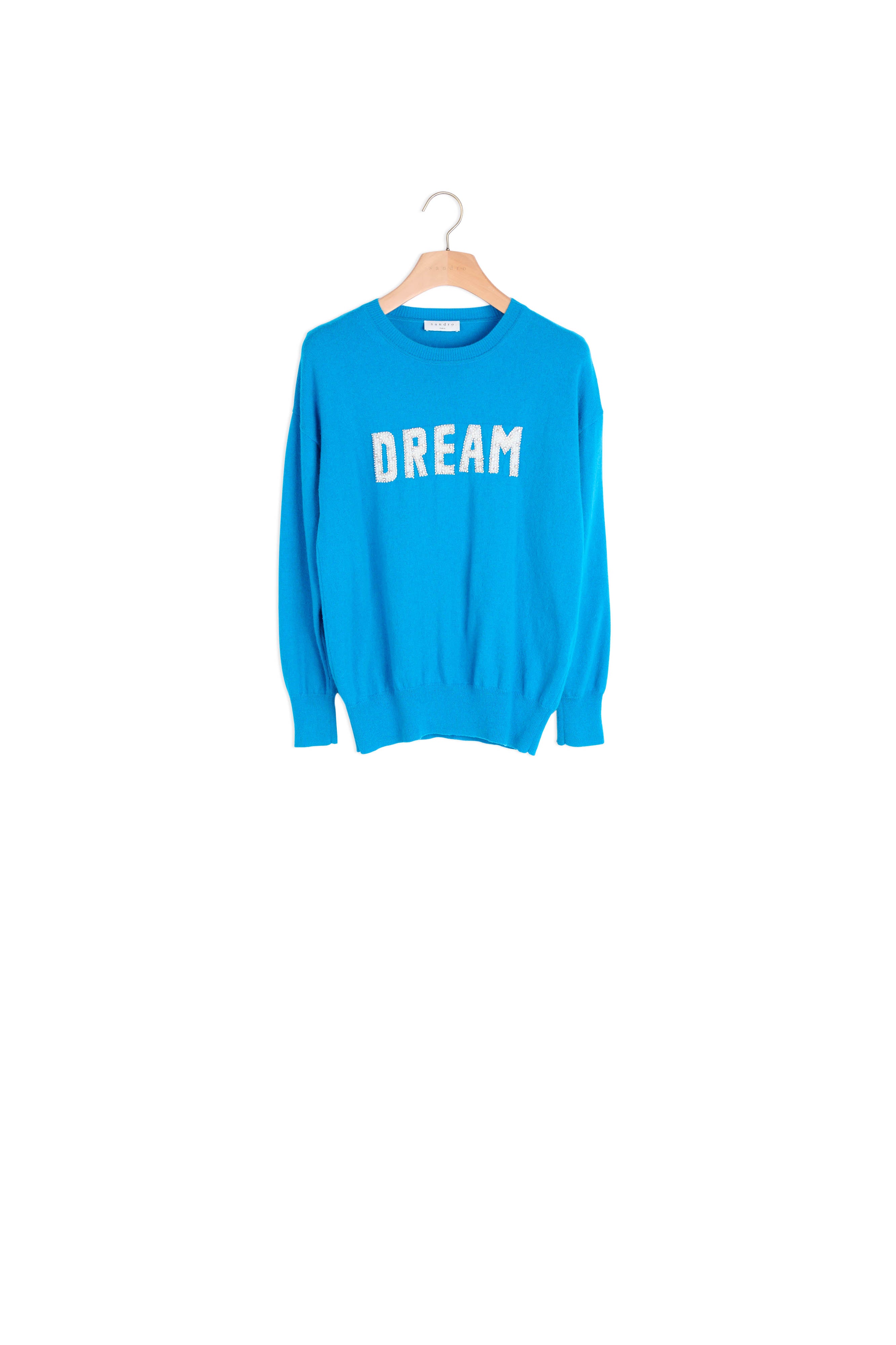 Pull à message brodé Sandro seconde main