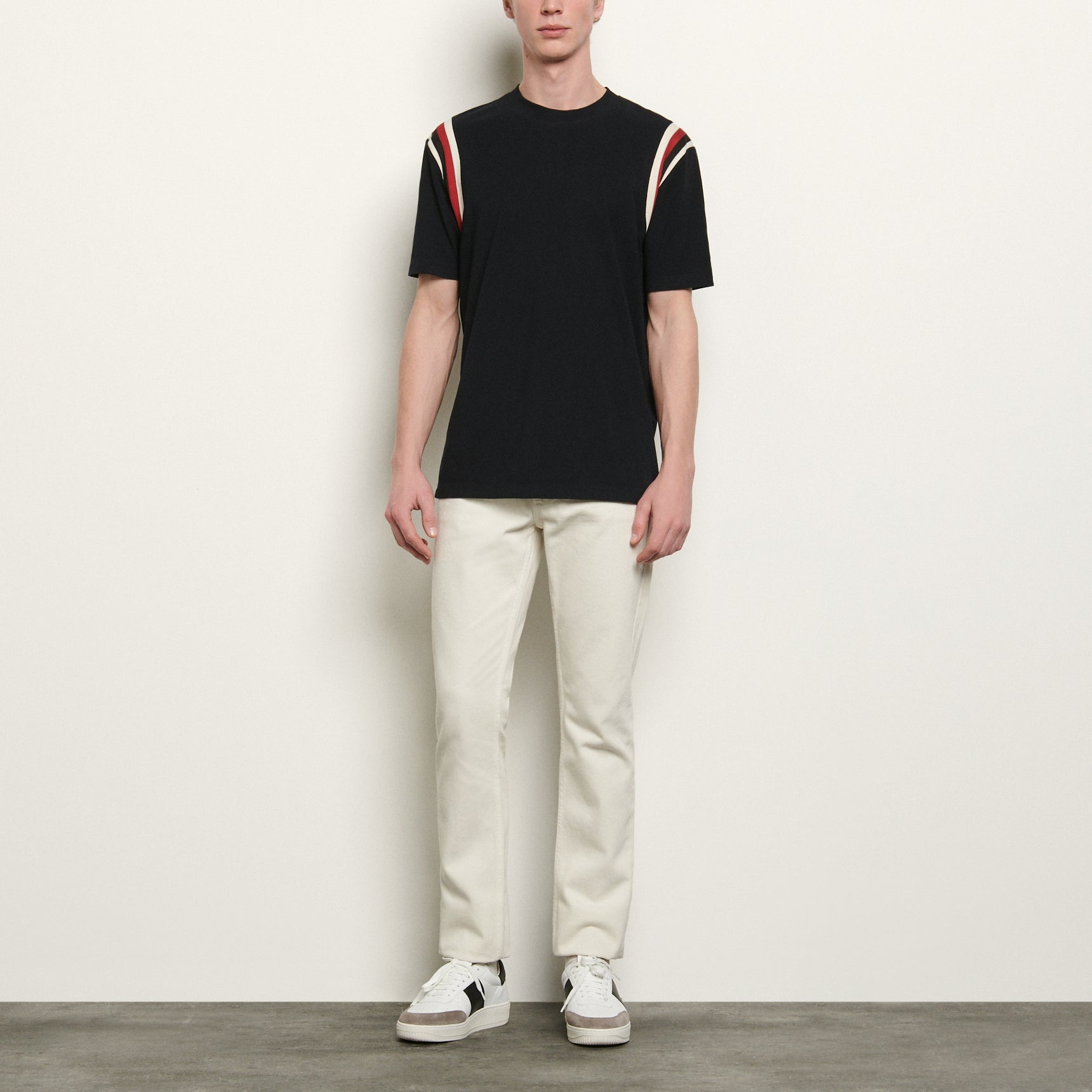 T-shirt en coton organique Sandro seconde main