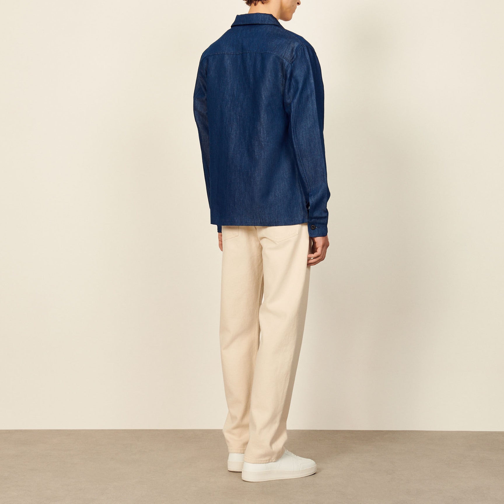 SurChemise en lin et coton biologique Sandro seconde main