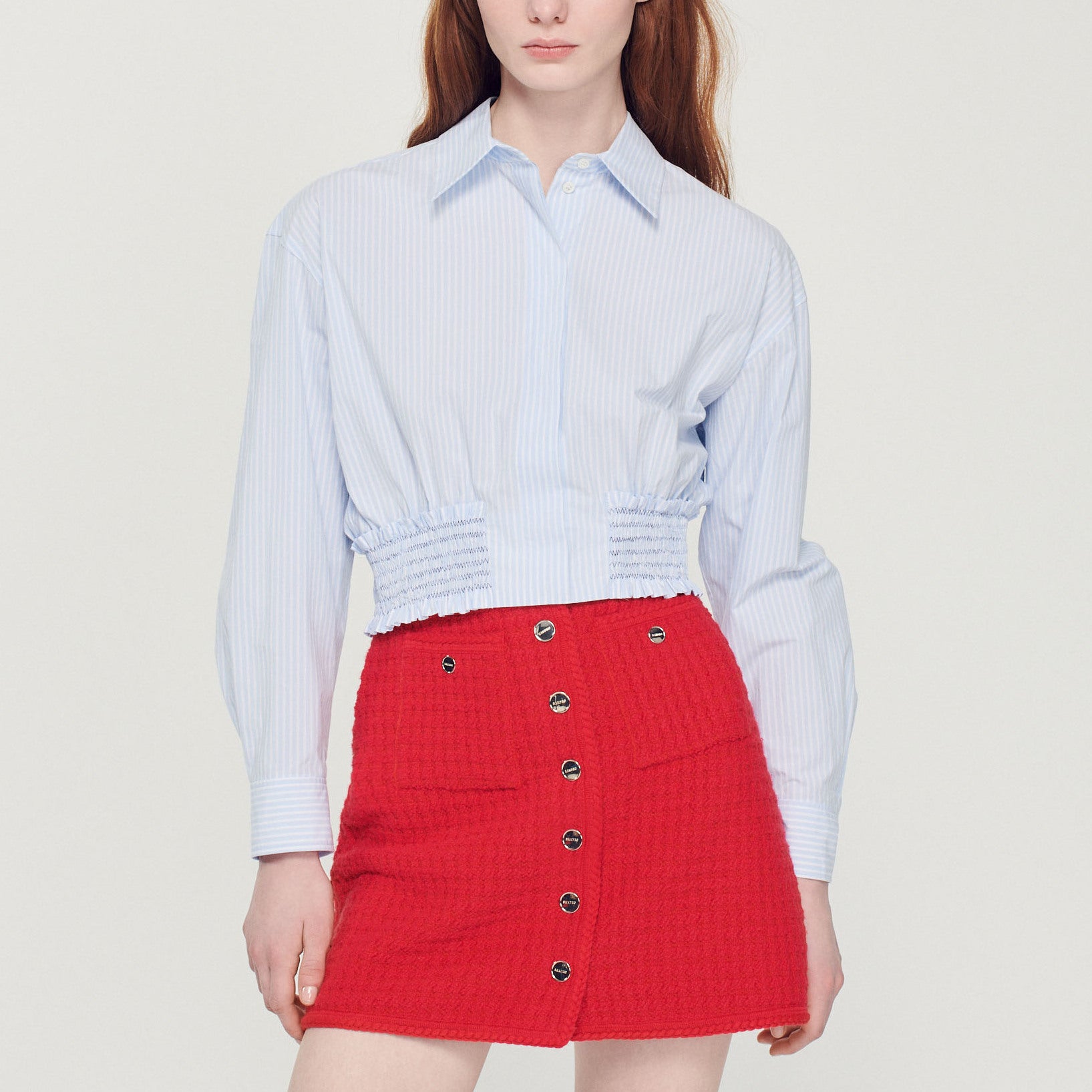 Jupe courte en Maille Sandro seconde main