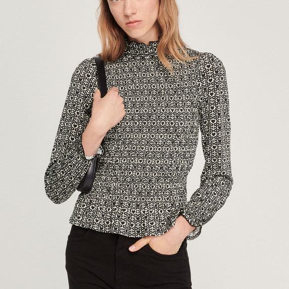 Top smocké Sandro seconde main