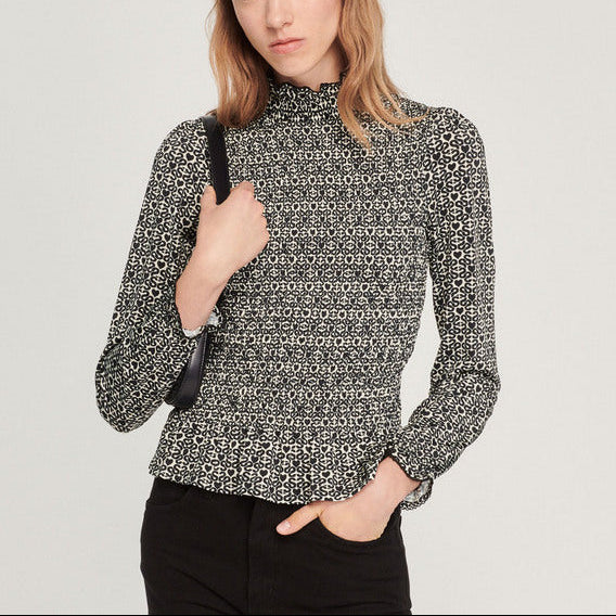 Top smocké Sandro seconde main