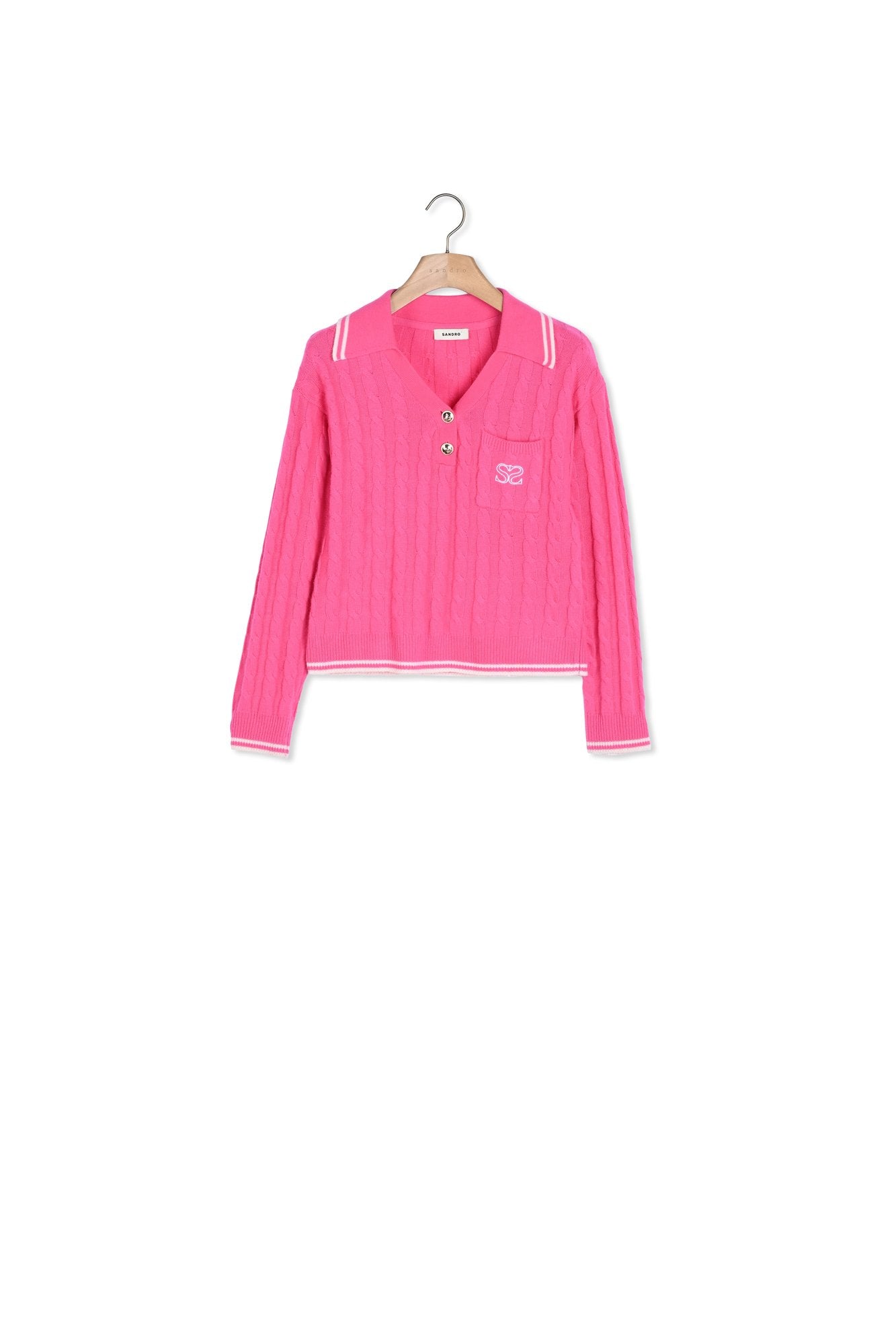 Pull en Maille torsadée Sandro seconde main