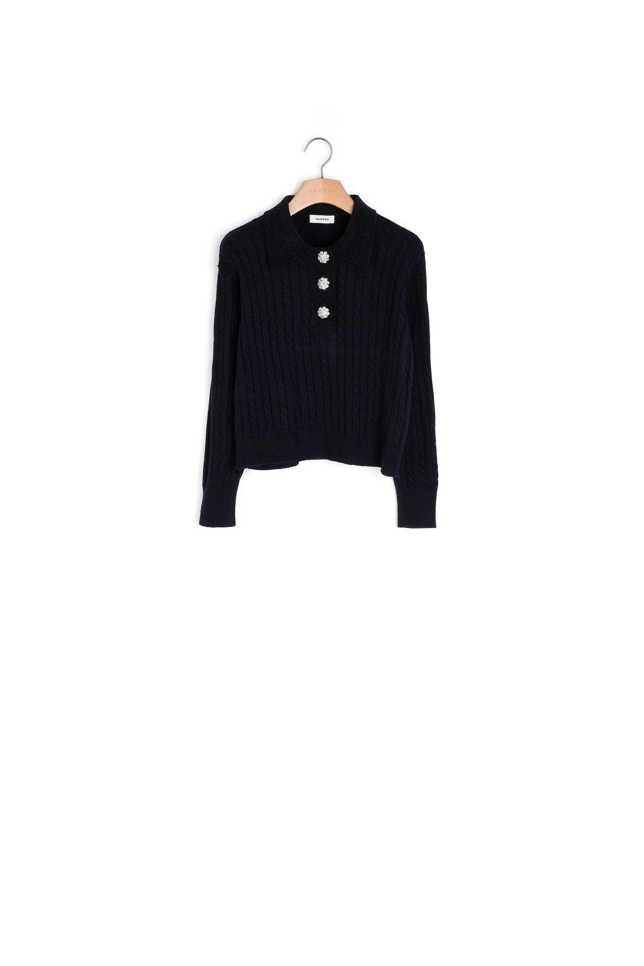 Pull Noir Sandro seconde main