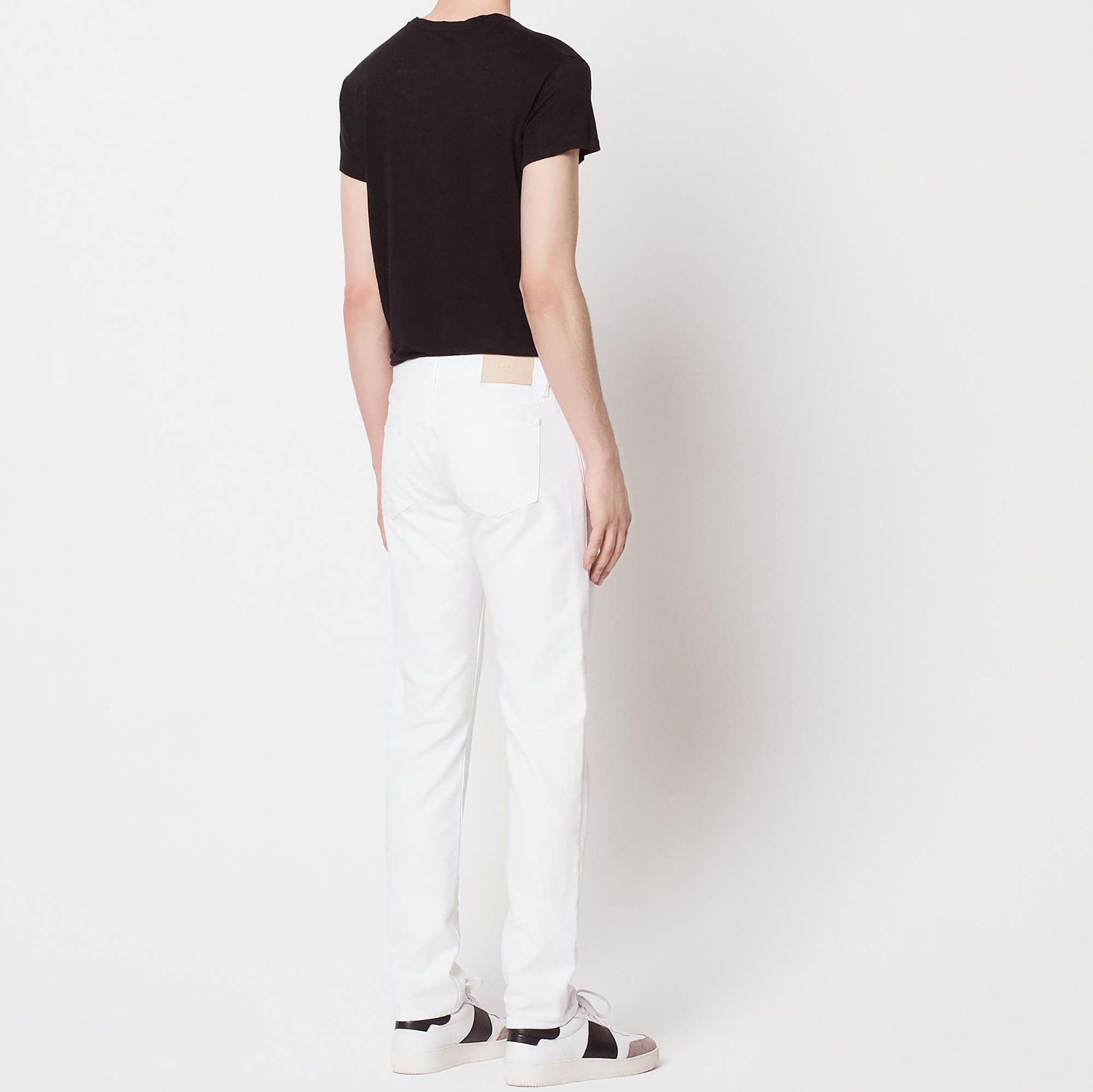 Jean blanc coupe étroite Sandro seconde main