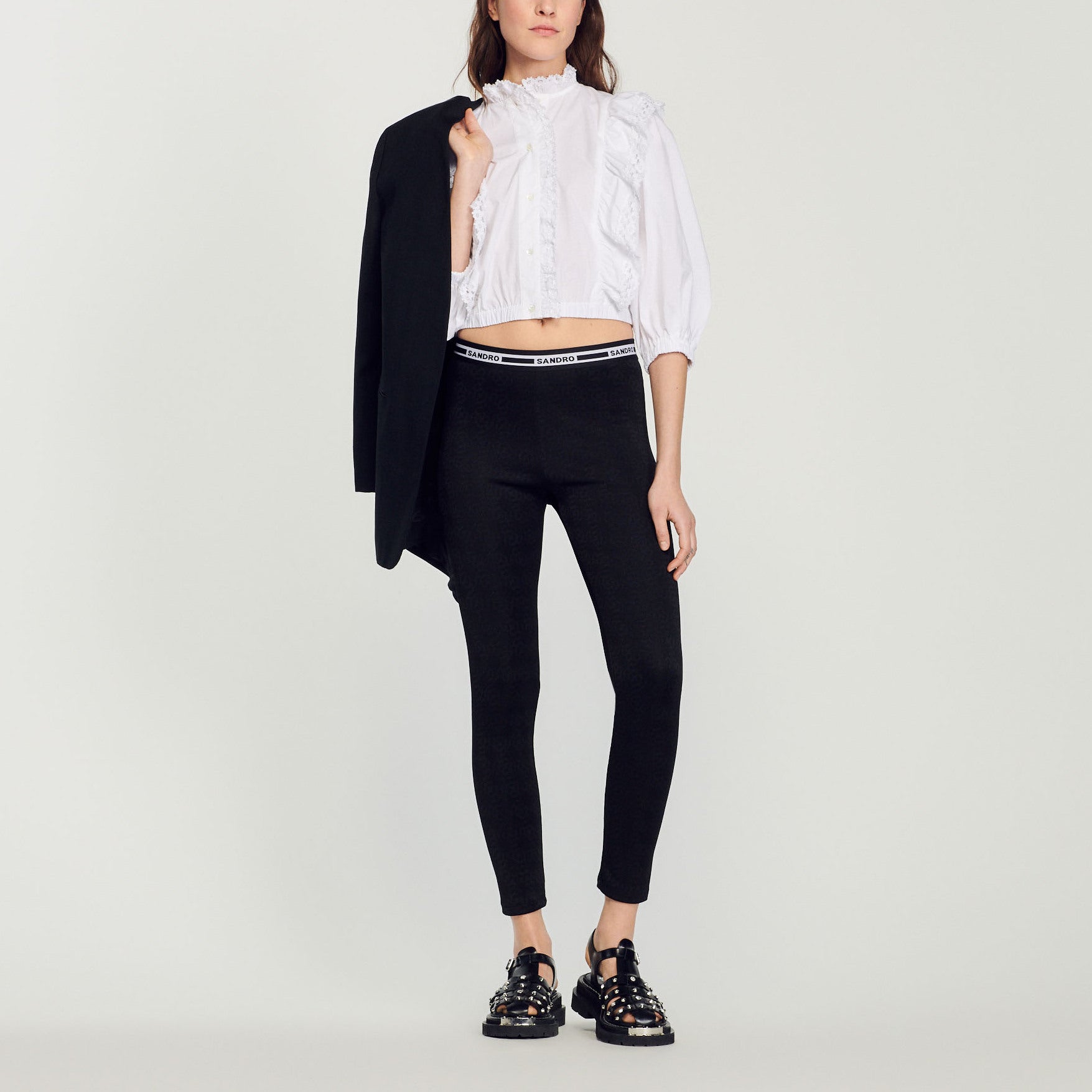 Legging jacquard Sandro Sandro seconde main