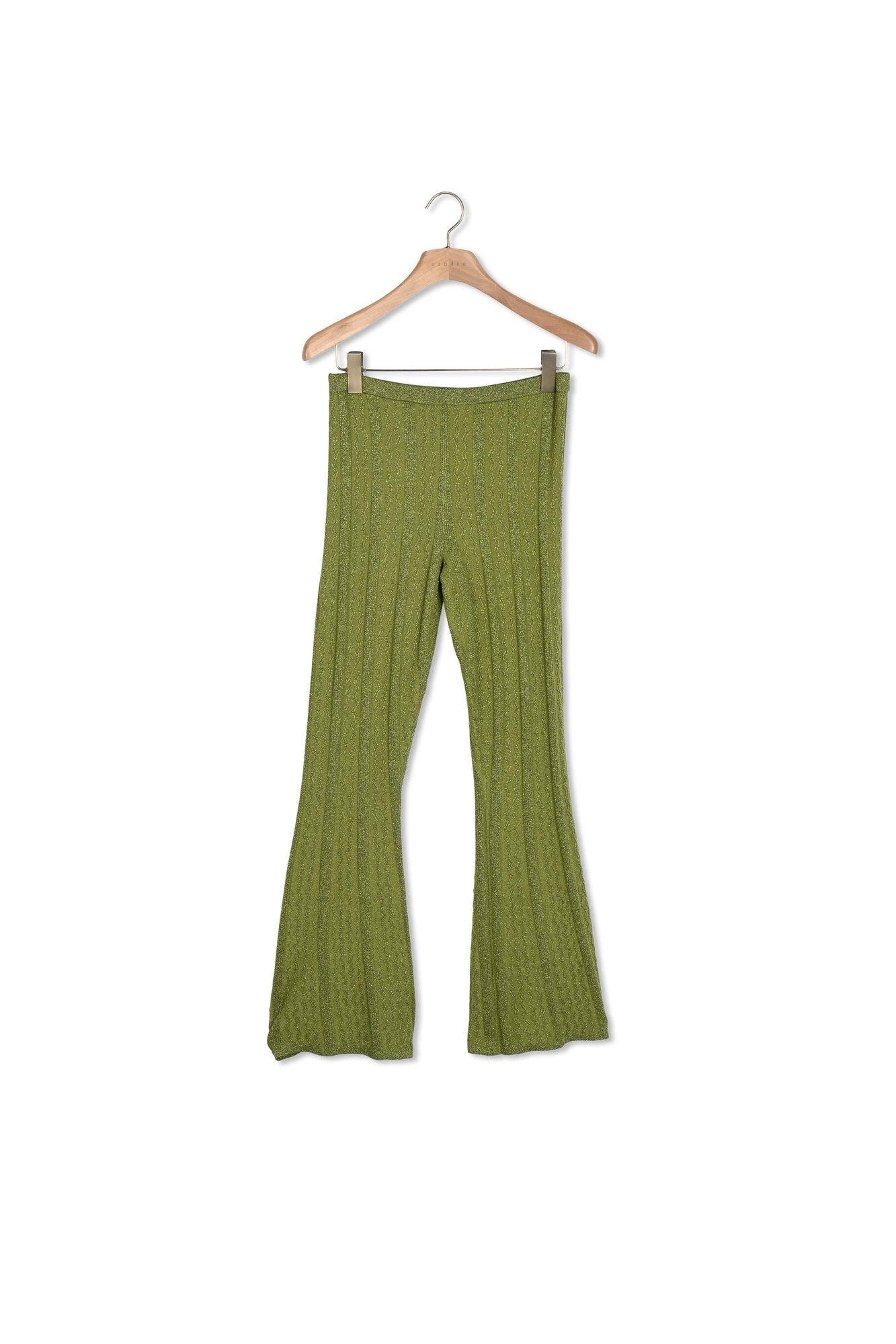 Pantalon en Maille métallisée Sandro seconde main