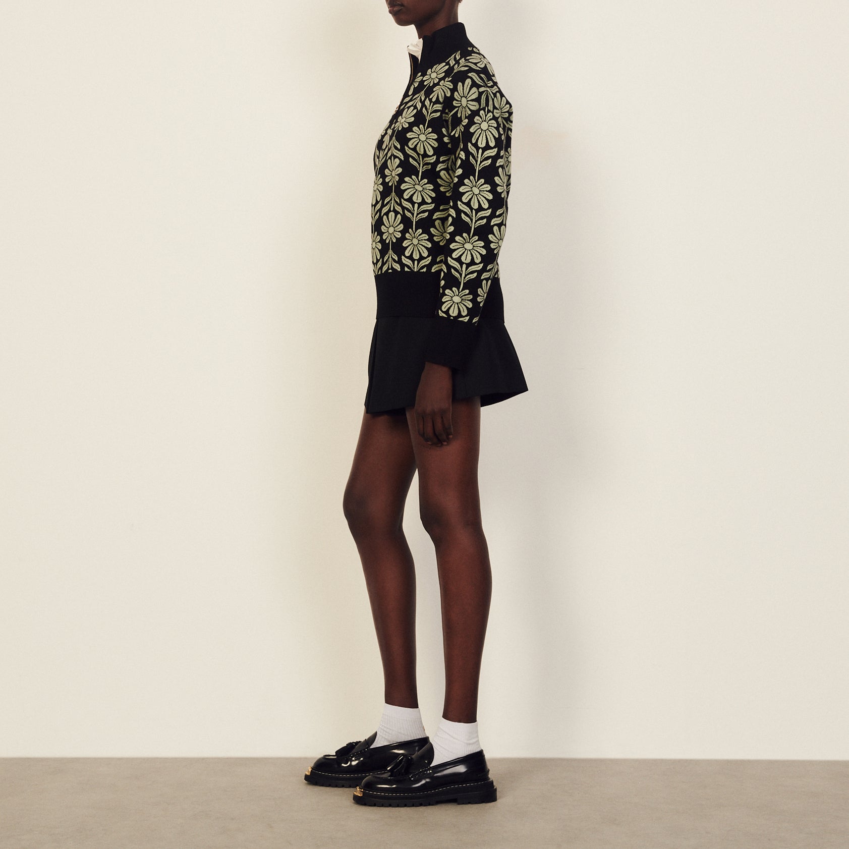 Pull Noir Sandro seconde main