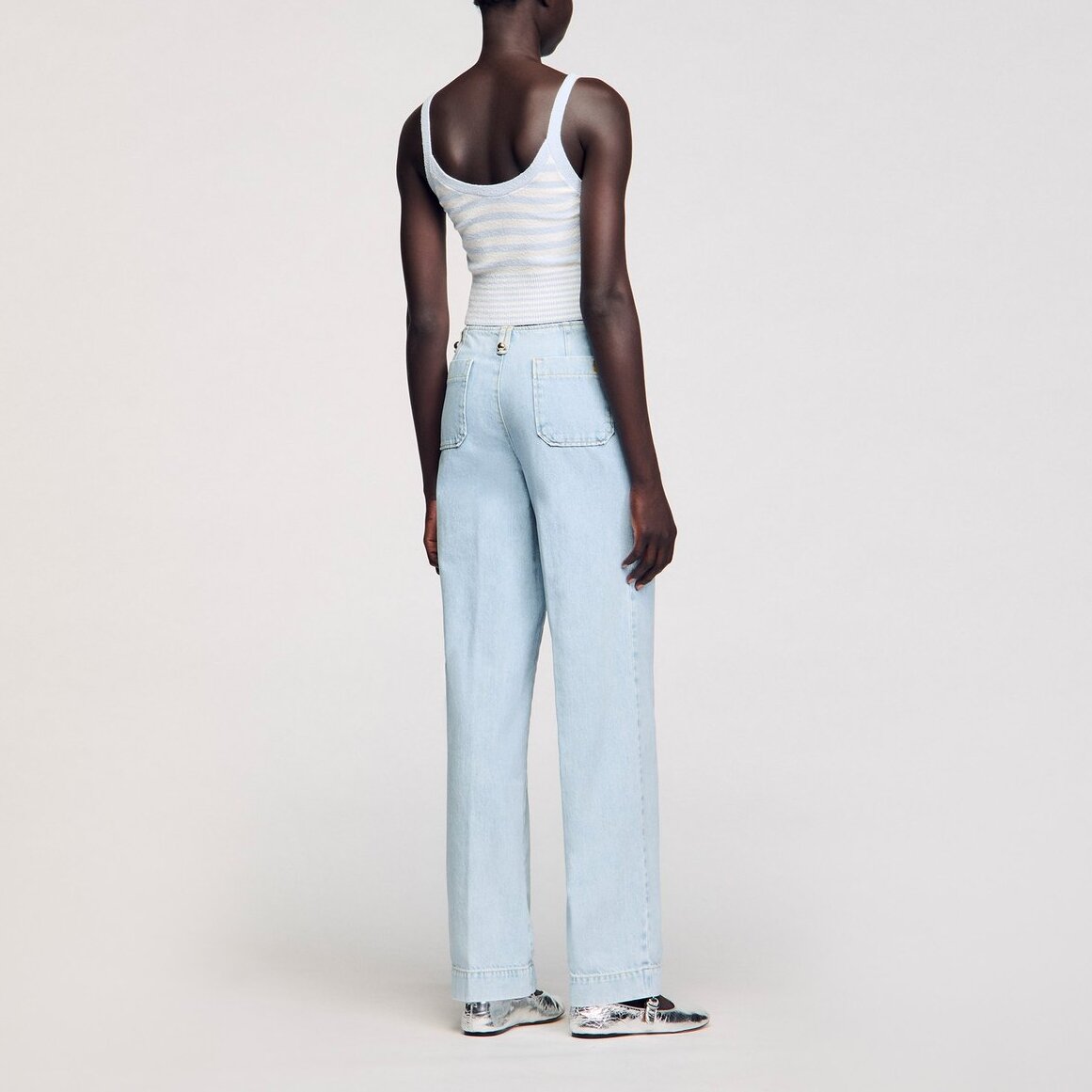 Jean large délavé Sandro seconde main