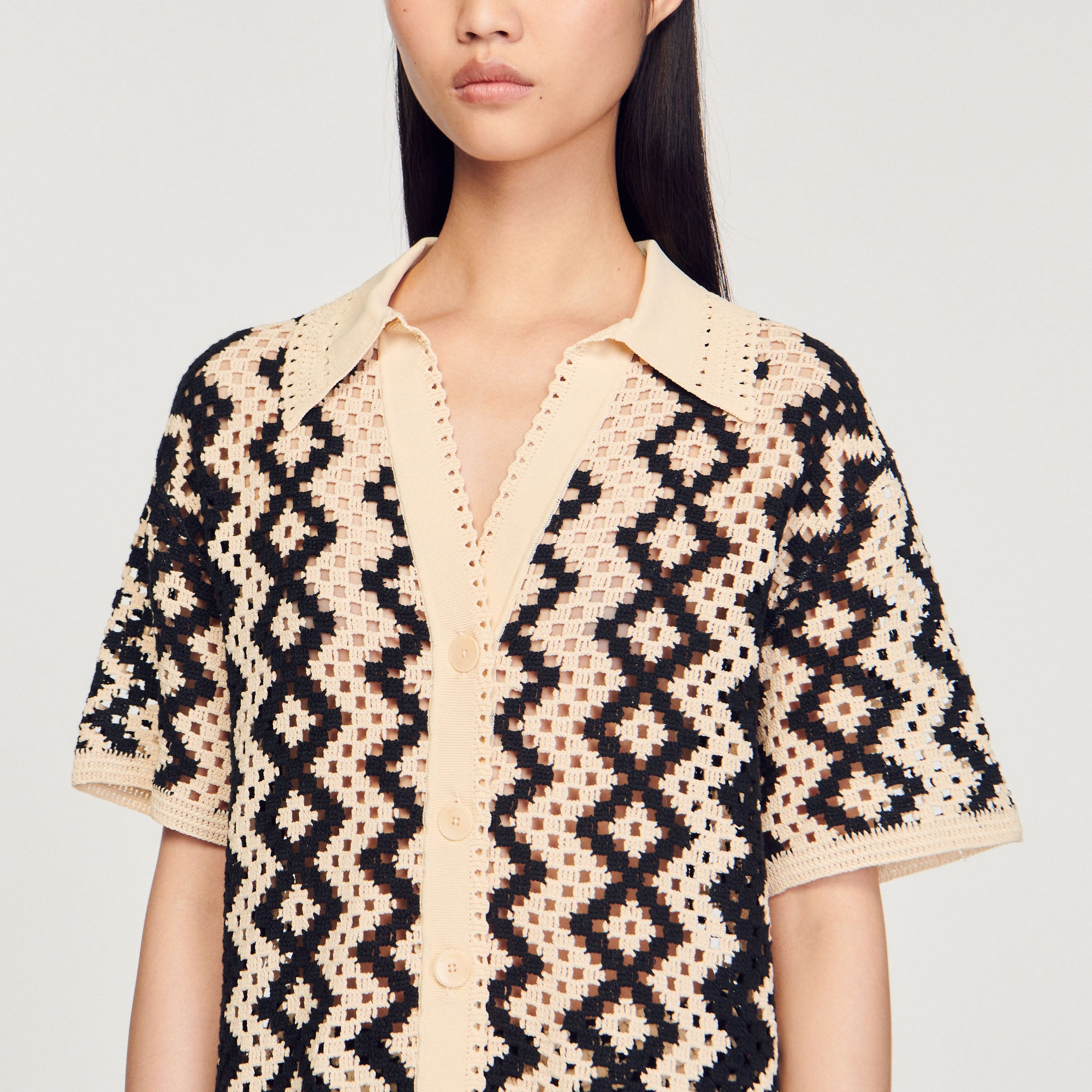 Top en crochet Sandro seconde main