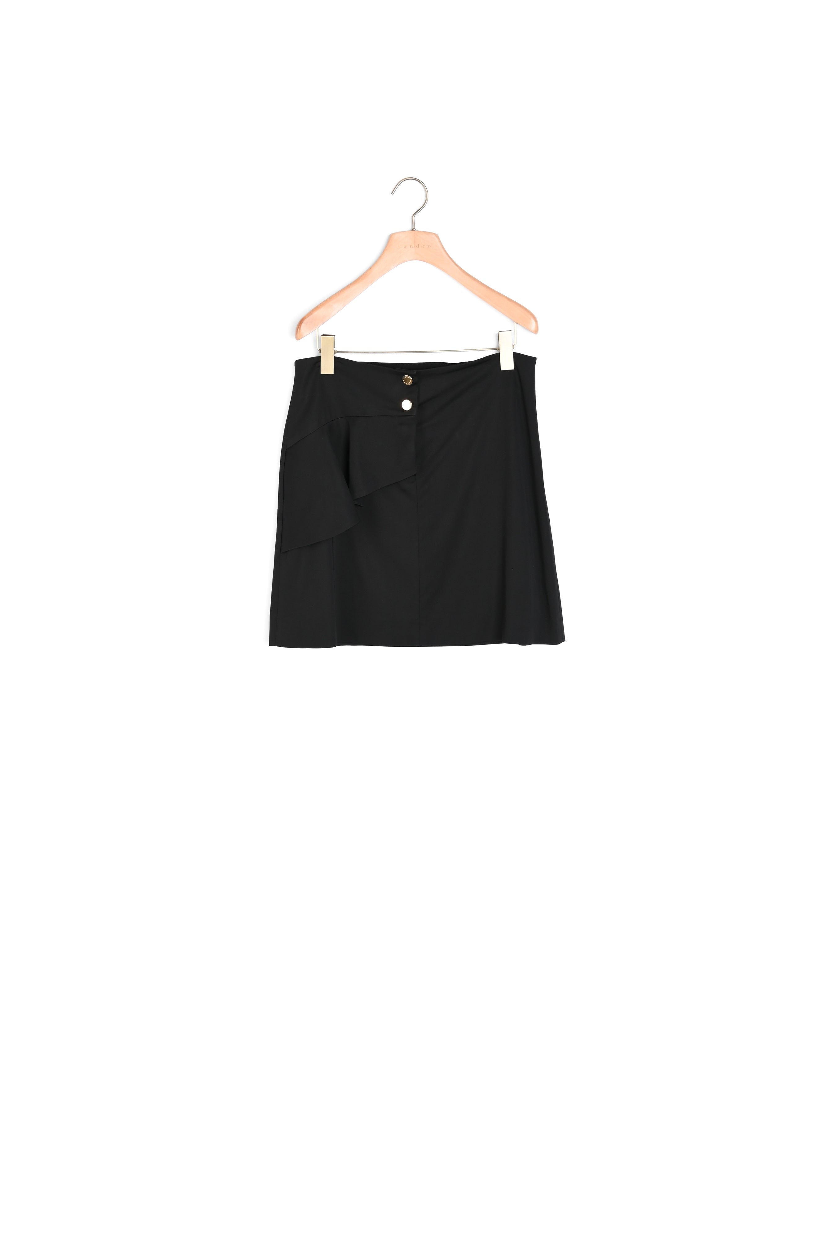 Jupe courte avec volant asymétrique Sandro seconde main