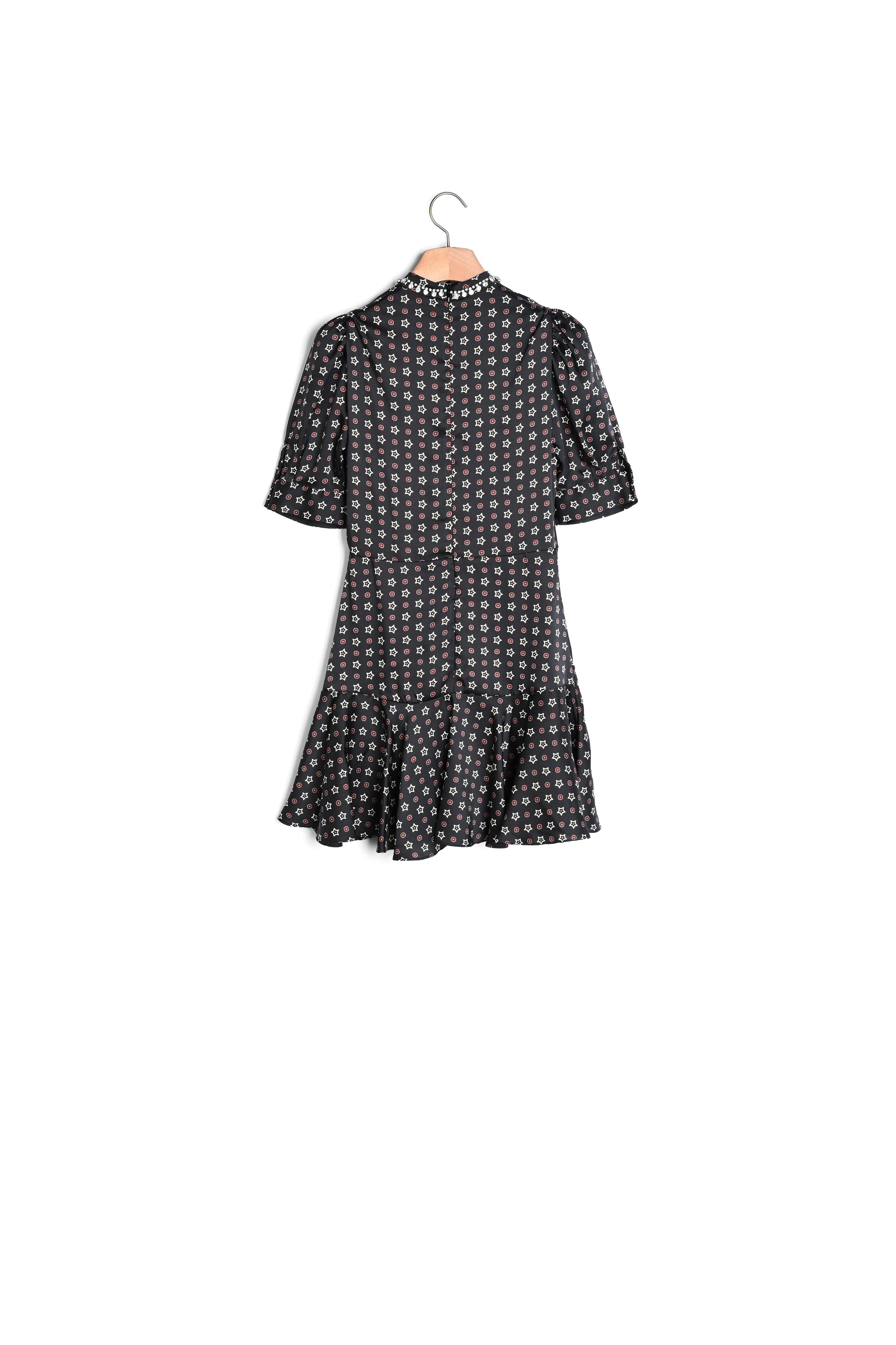 Robe courte imprimé étoiles Sandro seconde main