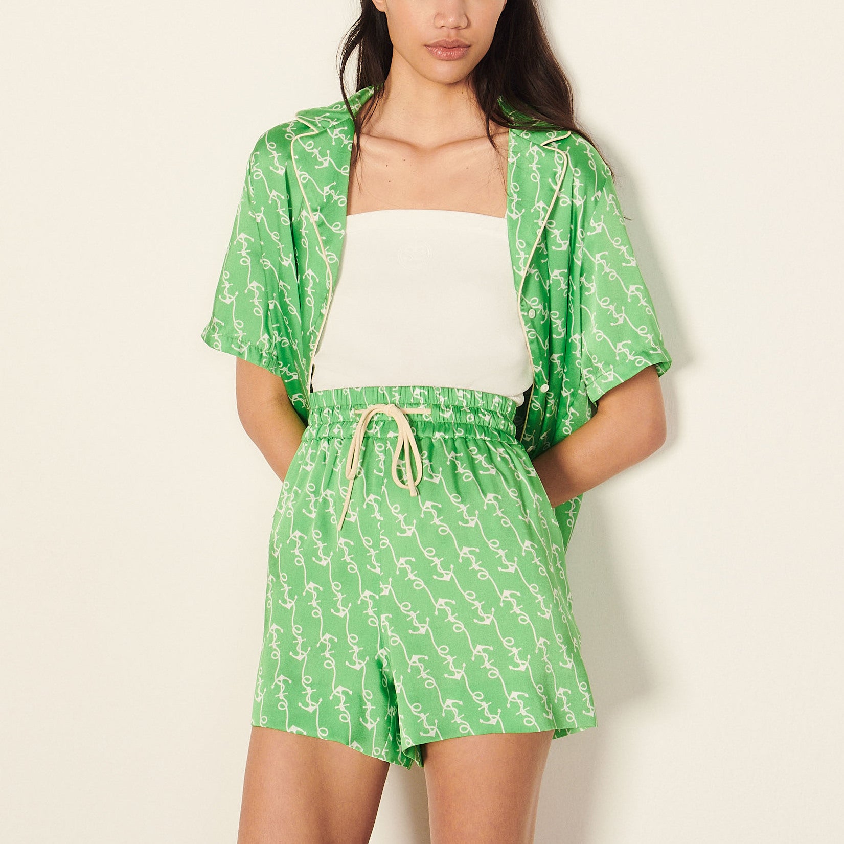 Chemise imprimée Sandro seconde main