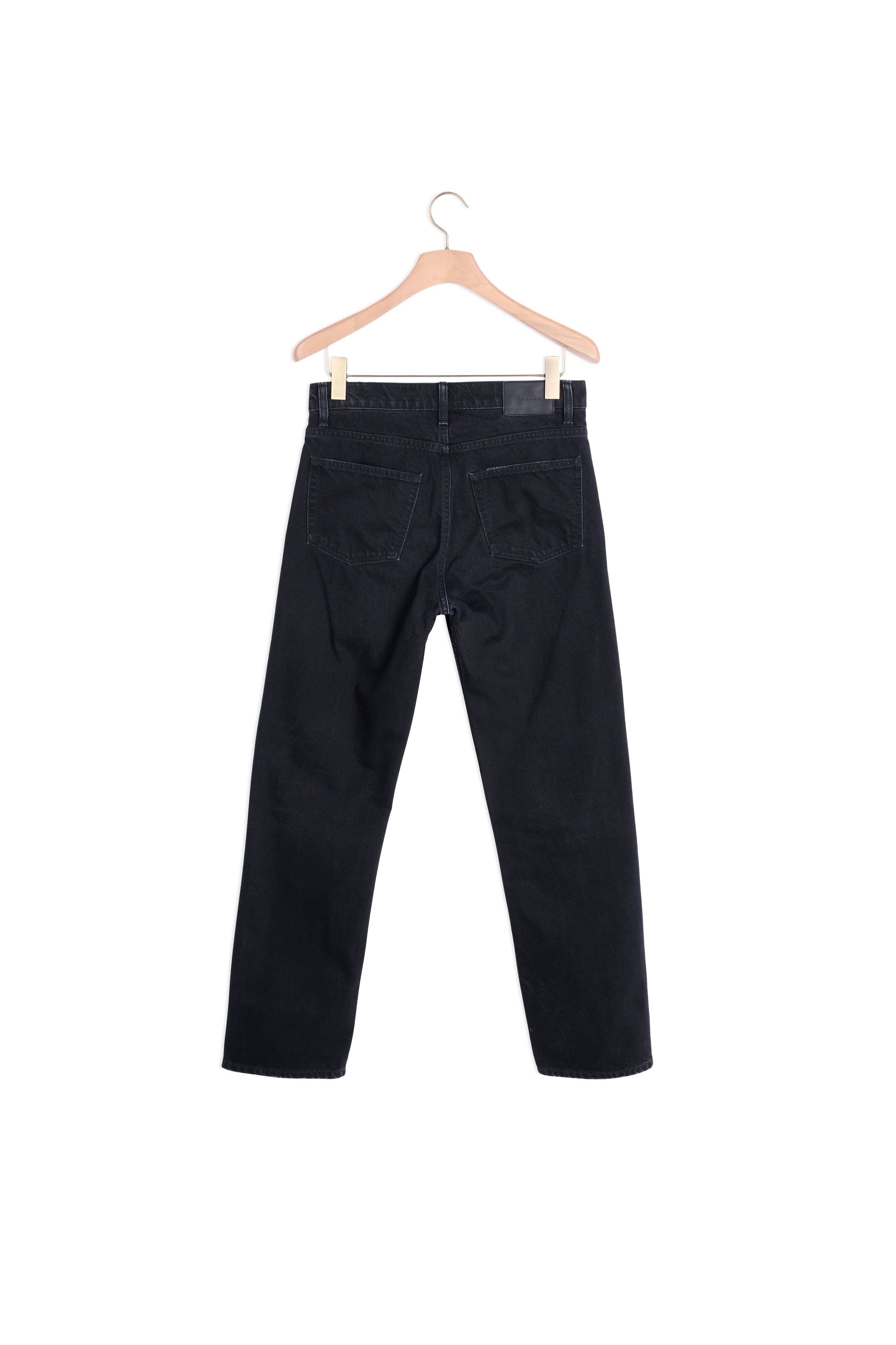 Jean droit en coton organique Sandro seconde main