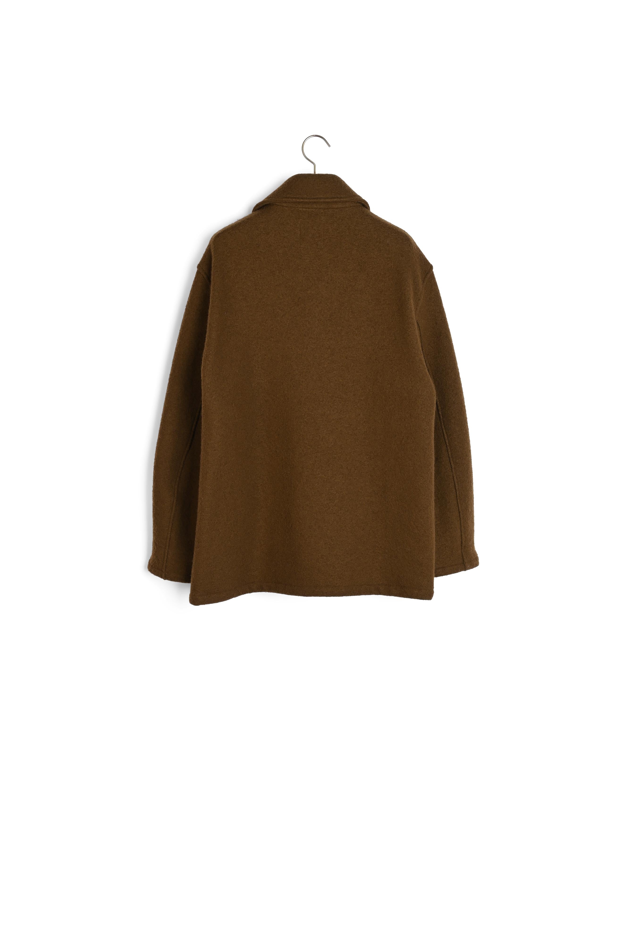 SurChemise en laine bouillie Sandro seconde main