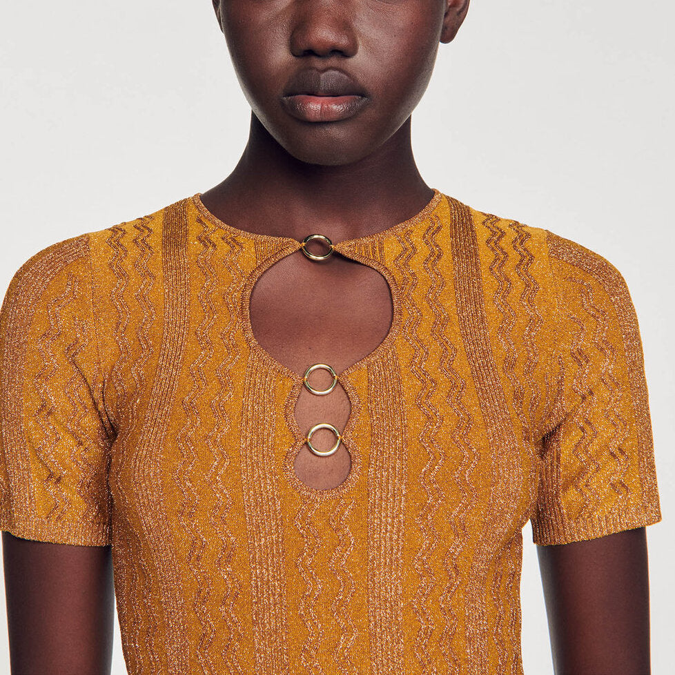 Top en Maille scintillante Sandro seconde main